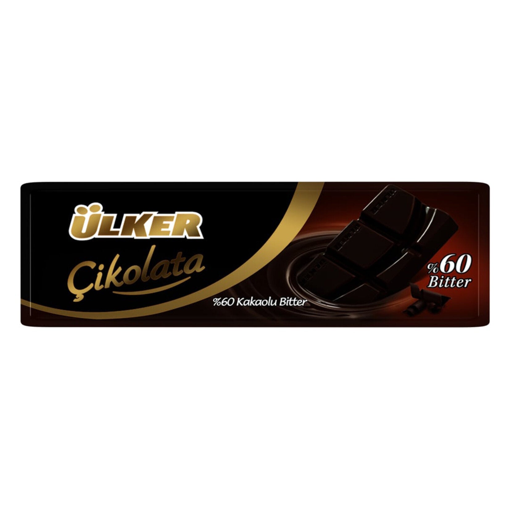 Ulker Bitter Chocolate Bar offers a rich, intense cocoa experience crafted in Türkiye.