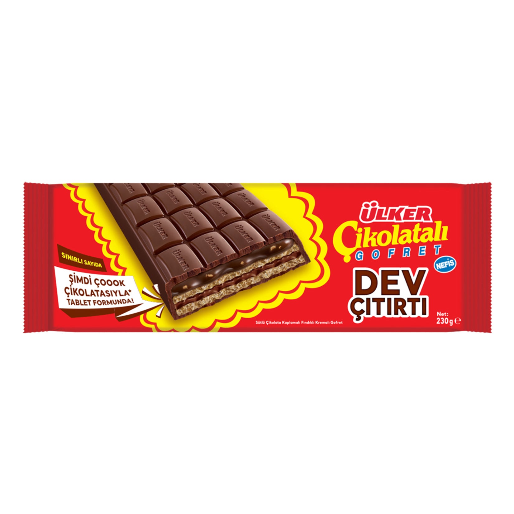 Ulker Cikolatali Gofret XXL Chocolate Wafer Bar is a bold take on Türkiye’s beloved chocolate wafer 