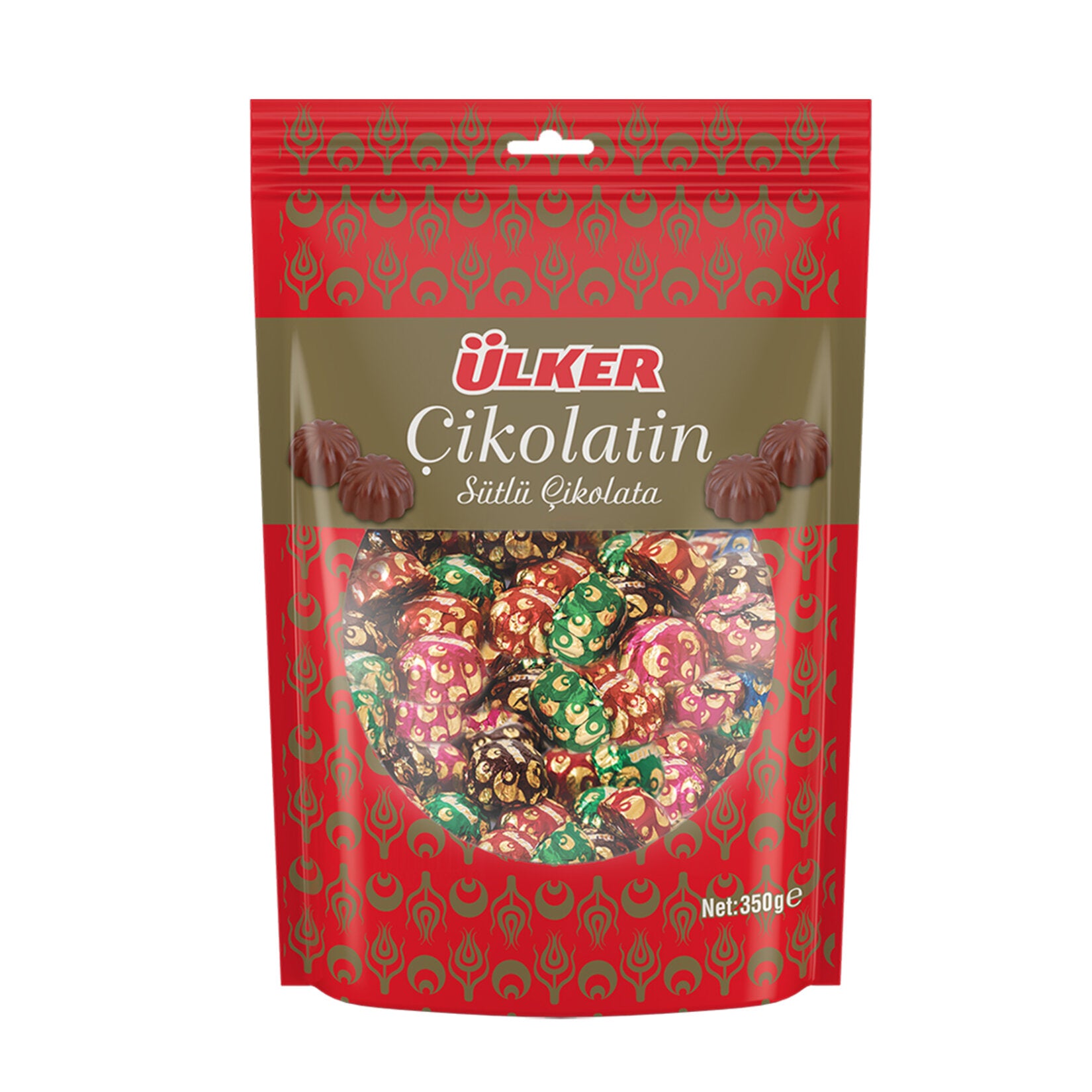 Ulker Cikolatin Sutlu Cikolata Ikramlik brings together smooth, creamy milk chocolate pieces crafted with at least 30% cocoa solids.