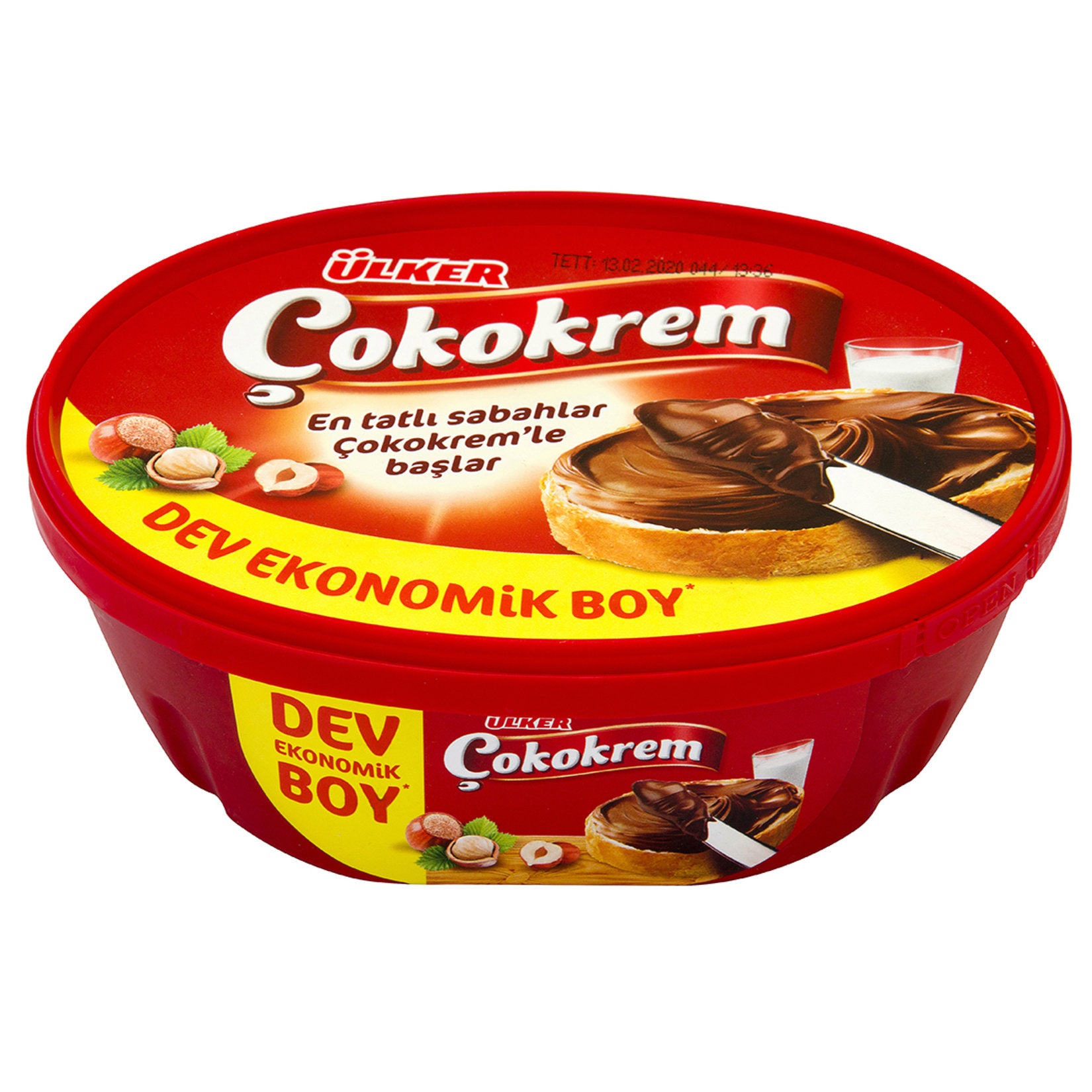 Ulker Cokokrem Chocolate Hazelnut Spread is a classic Turkish breakfast favorite made with rich cocoa and roasted hazelnuts.
