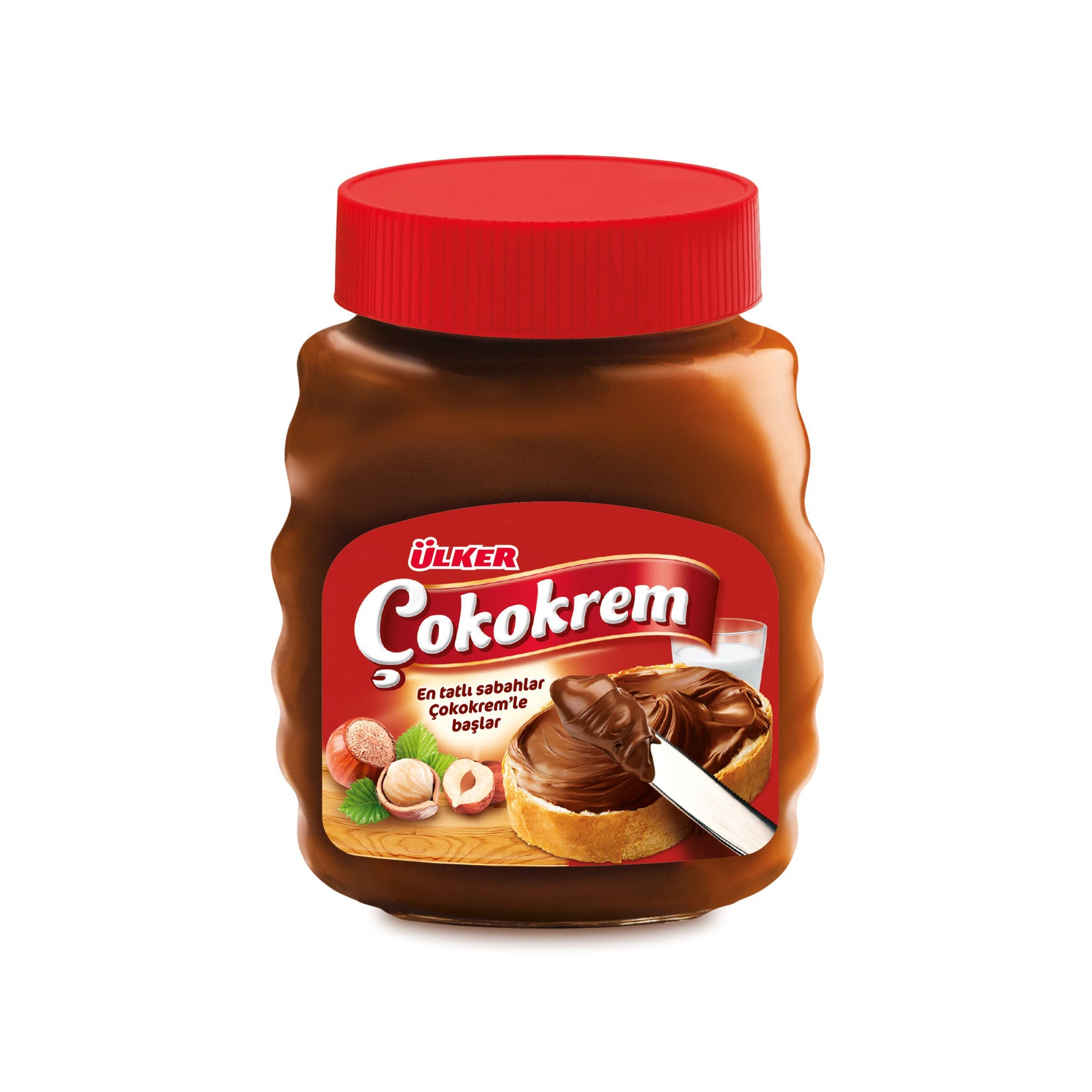 Ulker Cokokrem is one of the most loved chocolate hazelnut spreads from Türkiye, now available in a generous 650 g glass jar.