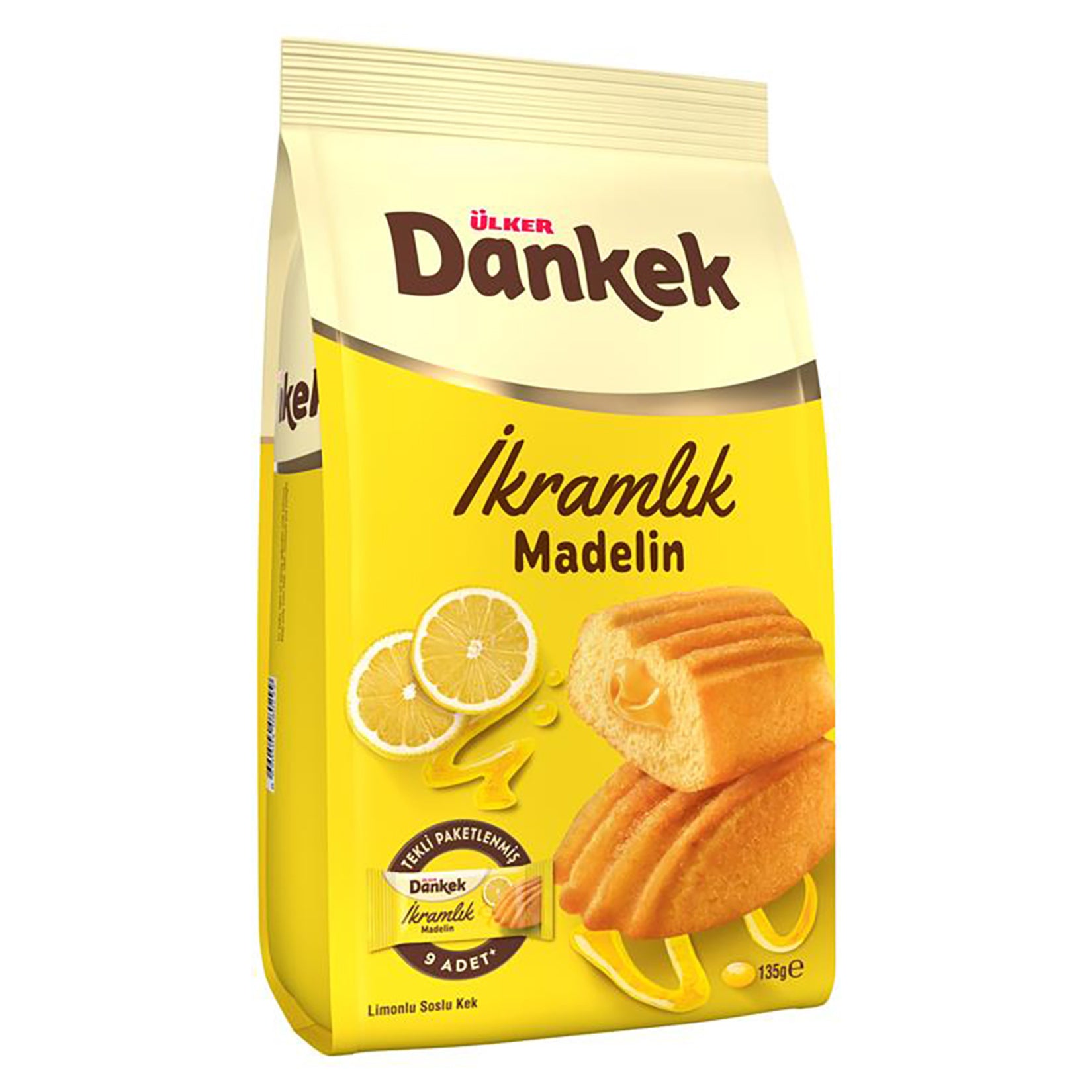 Ulker Dankek Madlen Lemon Mini Cake brings the bright, refreshing taste of lemon together with the soft, moist texture that Dankek cakes are known for.