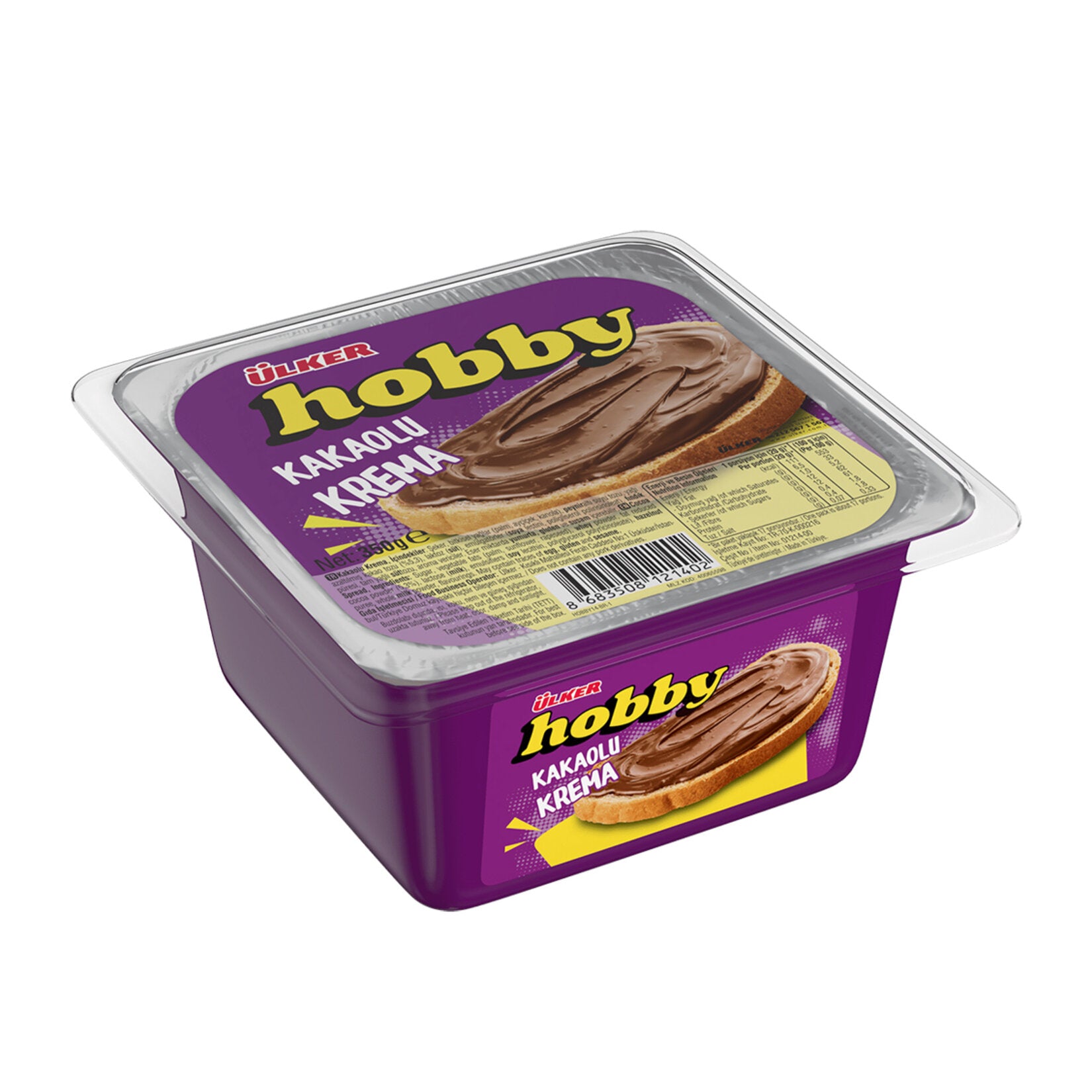 Ulker Hobby Cream Chocolate is a smooth and creamy chocolate spread that brings the classic taste of Türkiye’s favorite breakfast flavors to your table.