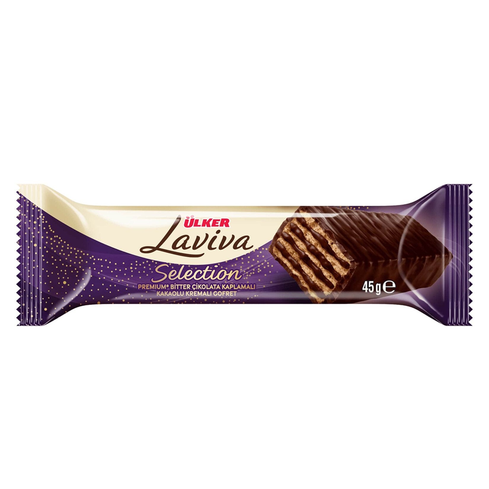 Ulker Laviva Selection Series - Premium Dark Chocolate 45 Grams