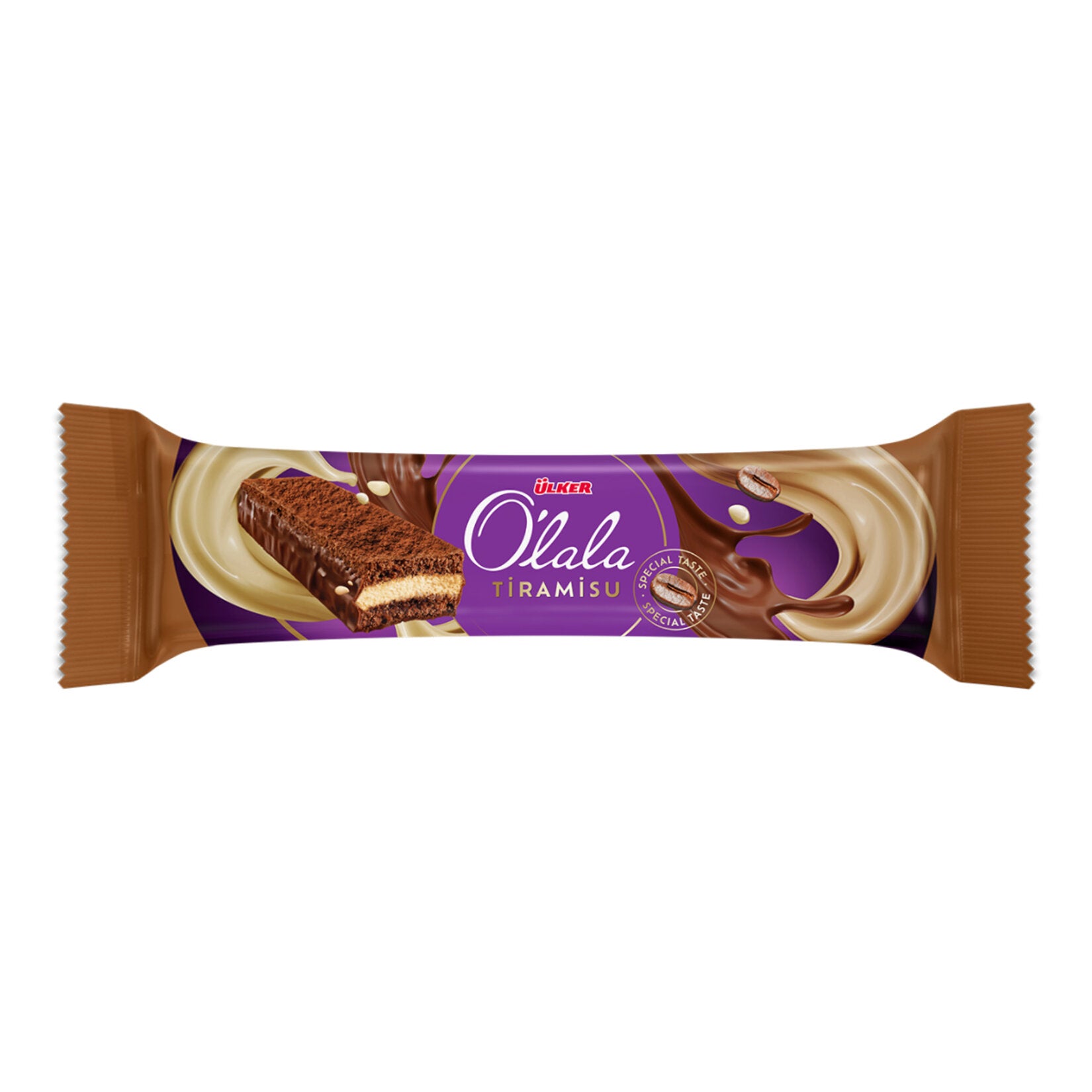 Ulker Olala Tiramisu Filled Cake brings the rich taste of classic tiramisu into a soft, moist mini cake.