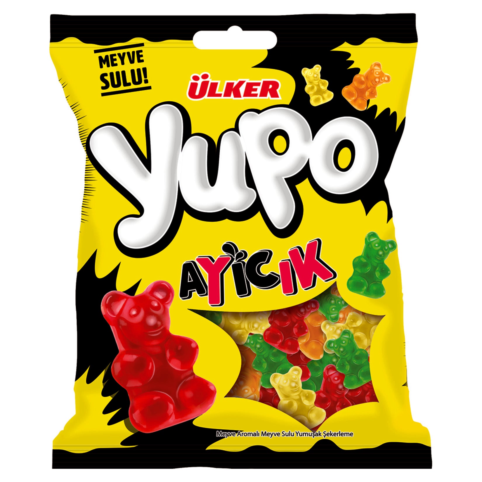 Ulker Yupo Jelly Bear brings the fun and fruity taste of Türkiye's favorite gummy candy to your snack time.