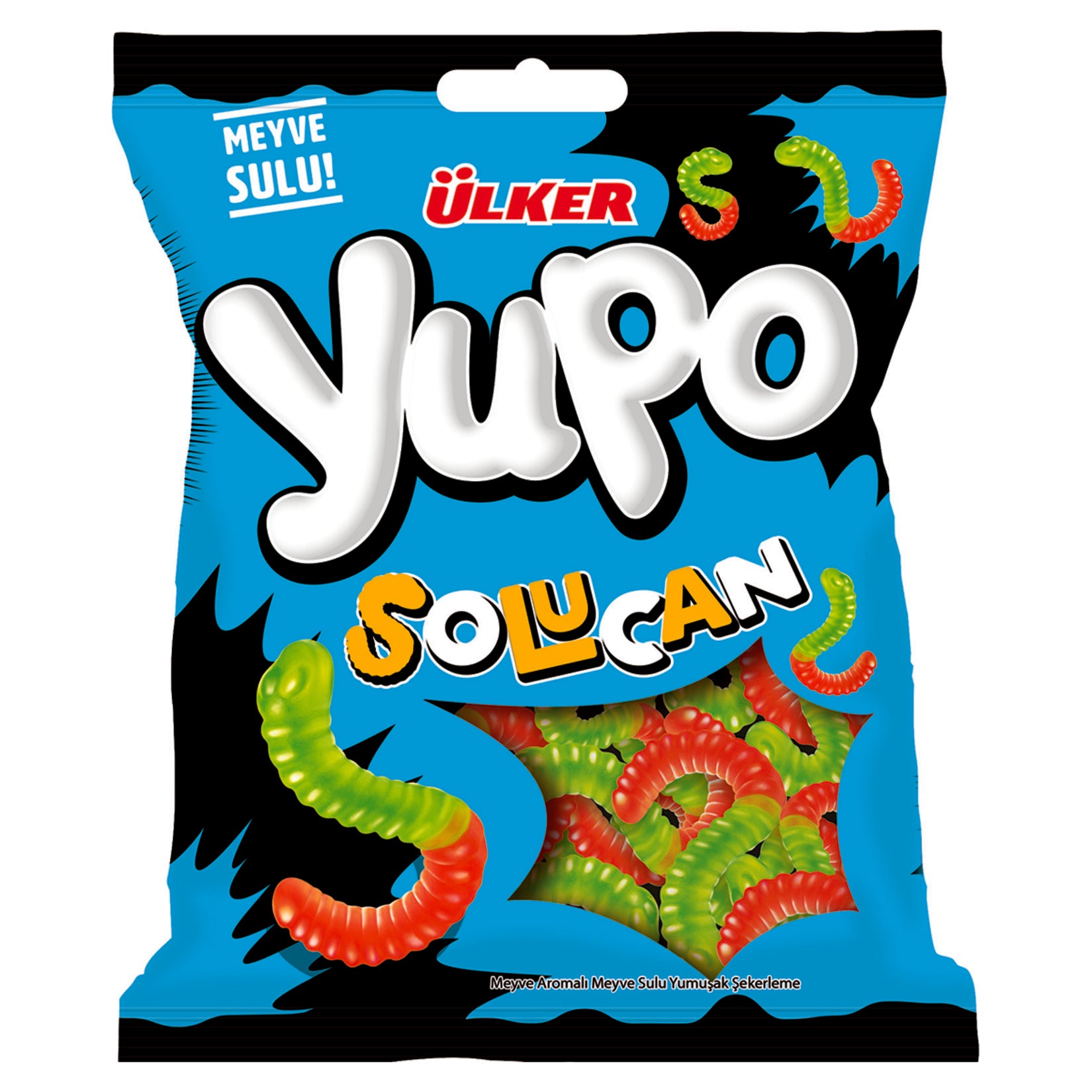 Ulker Yupo Jelly Worms bring a playful twist to your snacking routine with their chewy texture and fruity flavors.