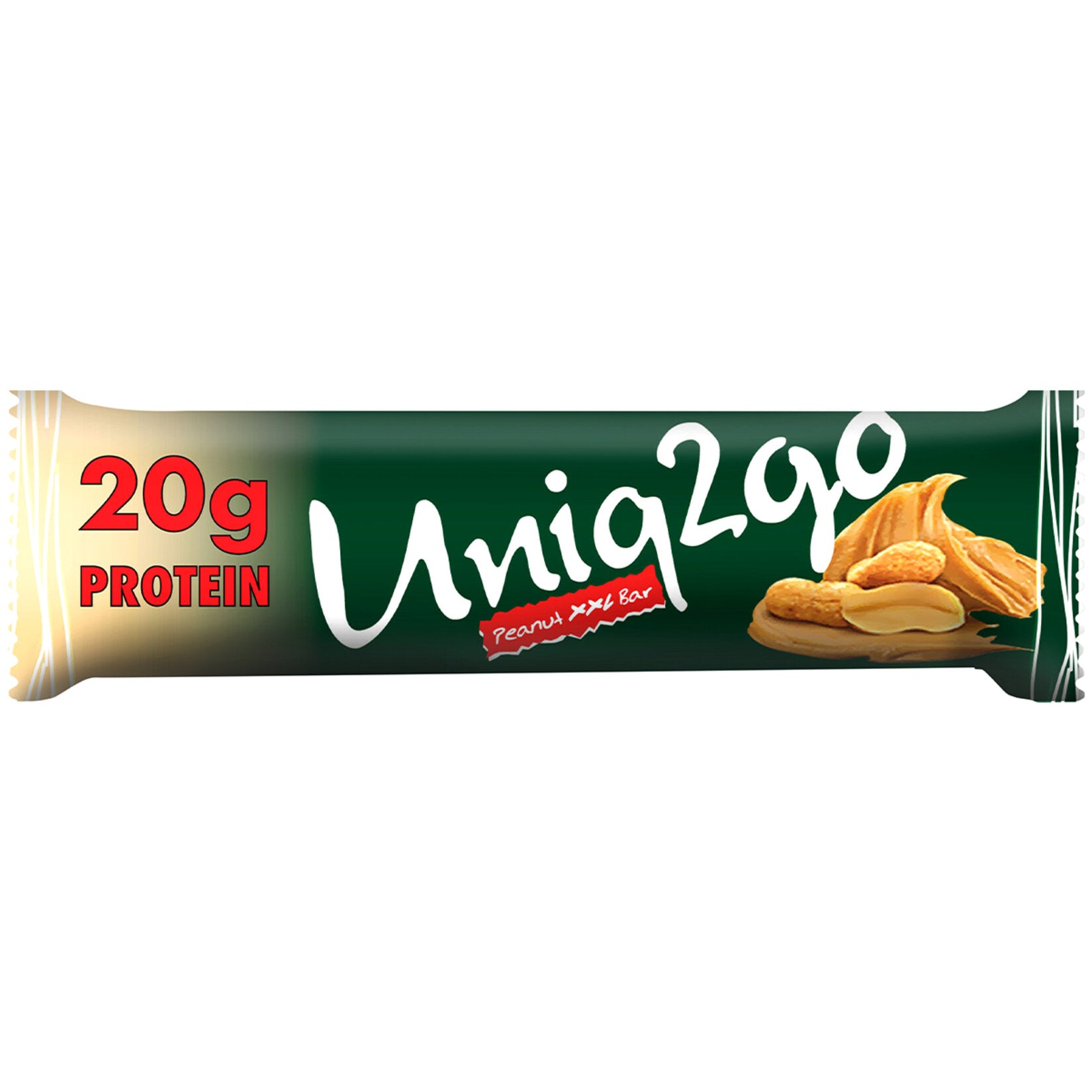 Uniq2go Peanut XXL Protein Bar with Peanut Butter delivers a powerful blend of flavor and nutrition in every bite.