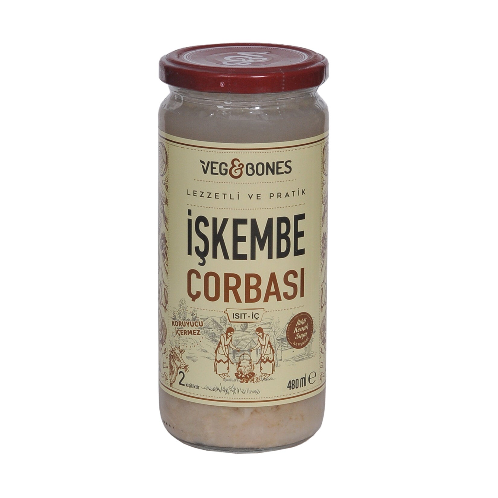 Veg & Bones Iskembe Corbasi (Tripe Soup) brings one of Türkiye’s most beloved traditional soups straight to your table.