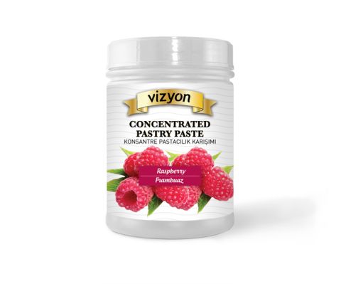 Vizyon Concentrated Pastry Mix Raspberry is specially crafted for professional and home bakers who want to enhance their desserts with a rich, vibrant raspberry flavor.