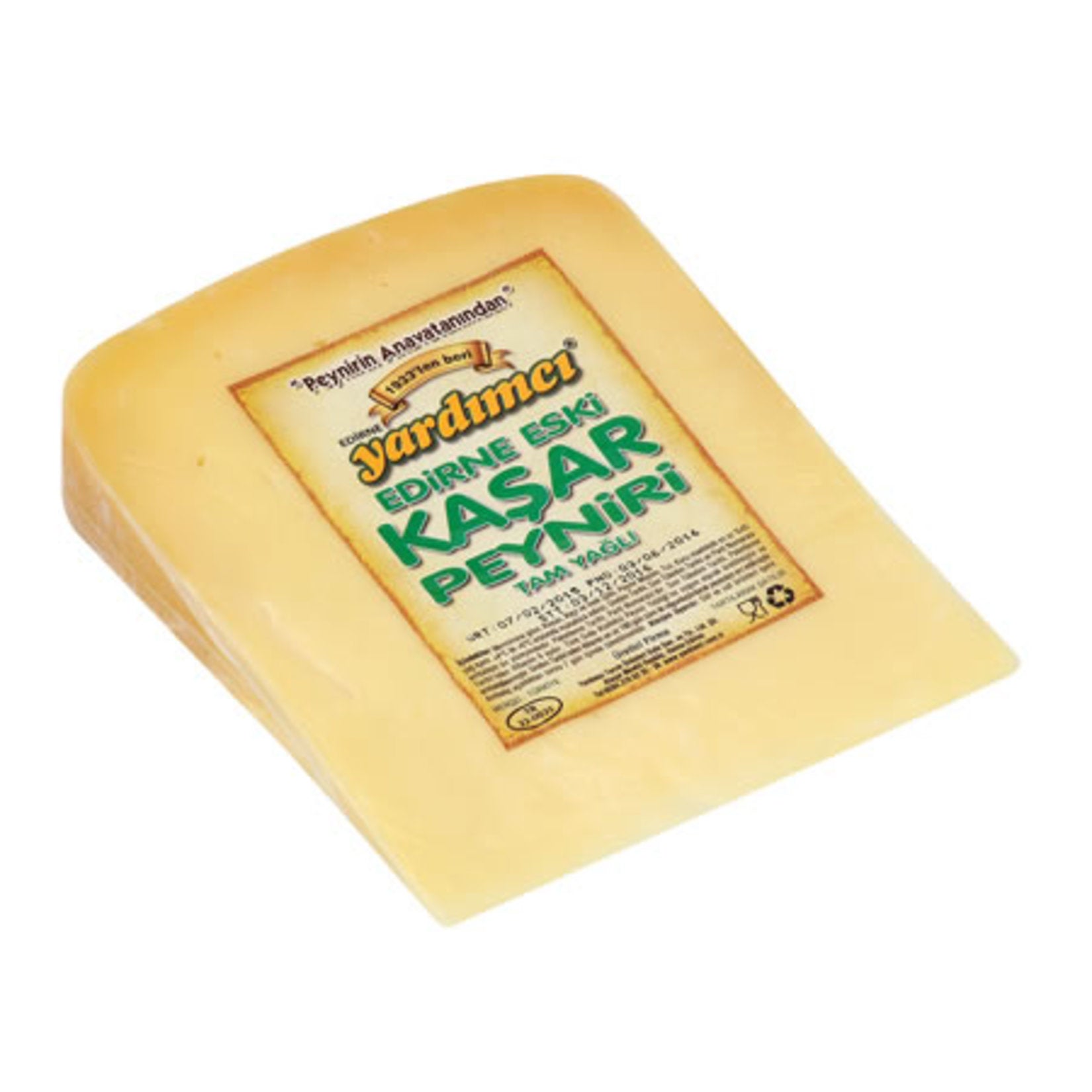 Yardimci Edirne Full Fat Aged Kashar Cheese is a traditional Turkish Eski Kashar crafted in the Edirne region of Türkiye.