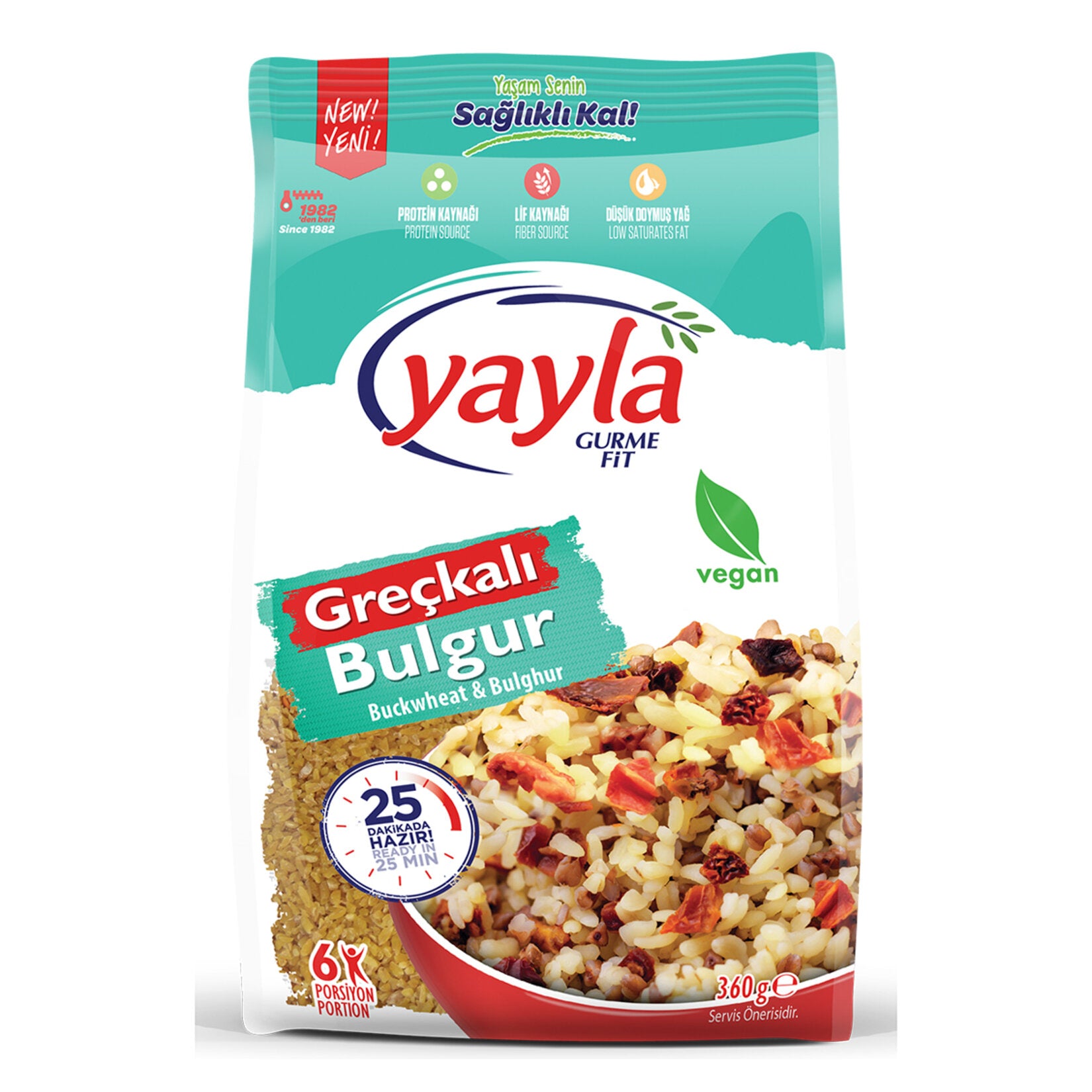 Yayla Gurme Fit Buckwheat Bulgur offers a nutritious and delicious twist on traditional bulgur.