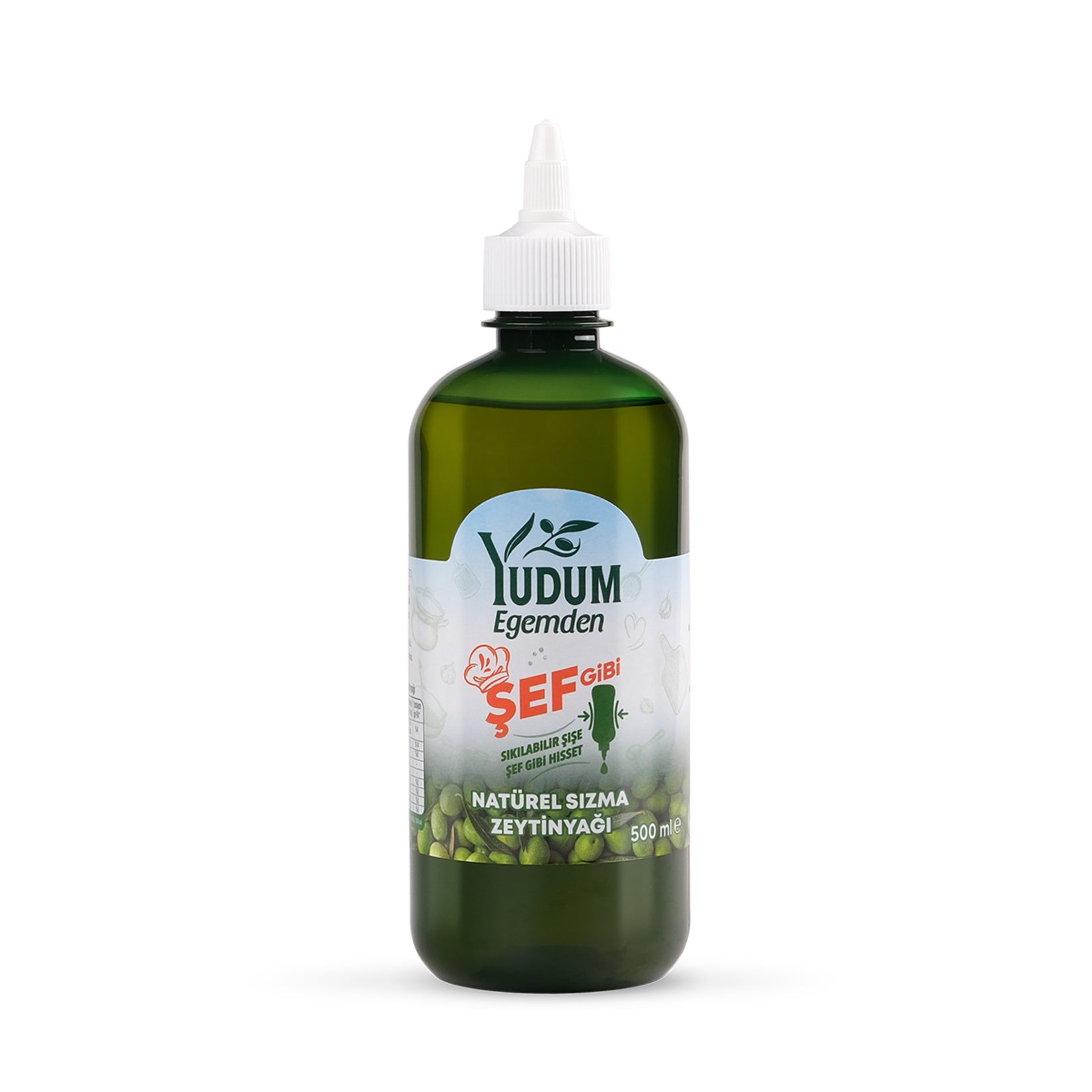 Experience the rich taste of the Aegean with Yudum Egemden Sef Gibi Soft Extra Virgin Olive Oil, a premium-quality olive oil crafted for chefs and home cooks alike.