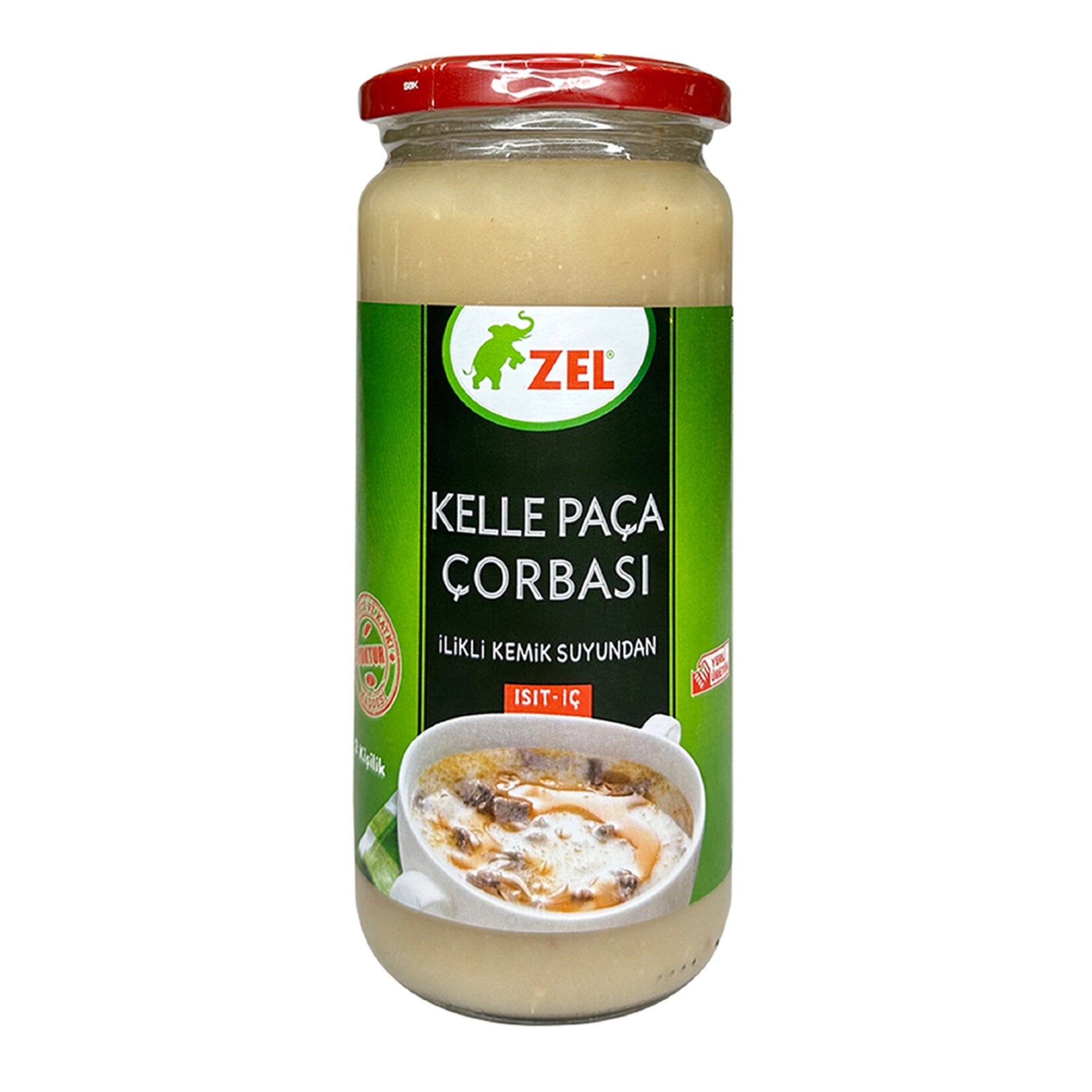 Zel Marrow Bone Broth Kelle Paca Soup is a traditional Turkish specialty made with rich marrow bone broth and slow-cooked head and trotter meat.