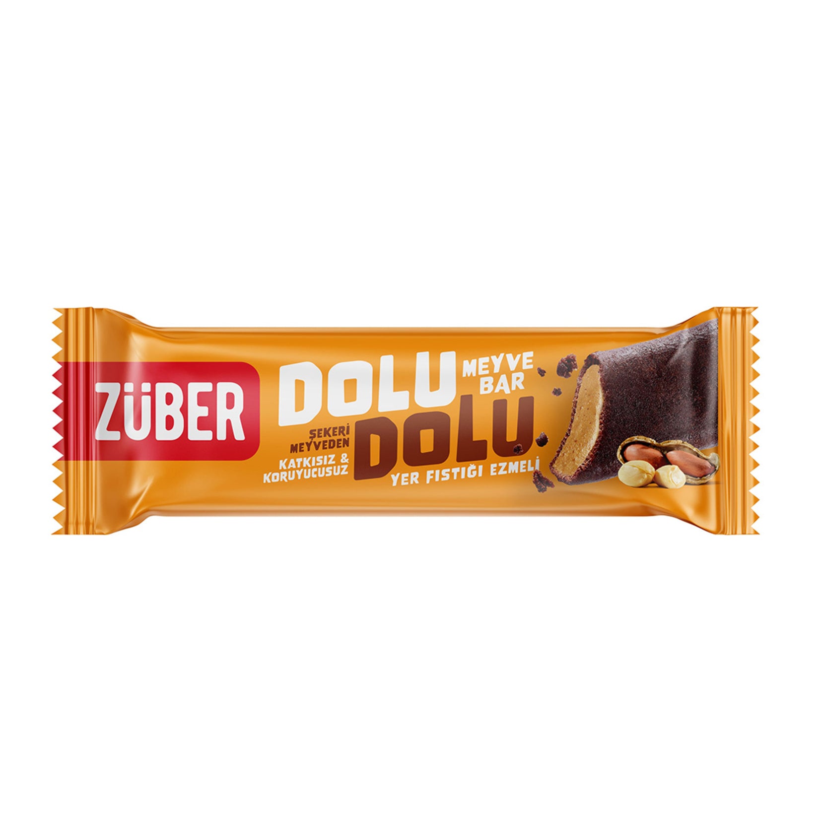 Zuber Dolu Dolu Fruit Bar with Peanut Butter is a delicious and wholesome snack packed with natural 