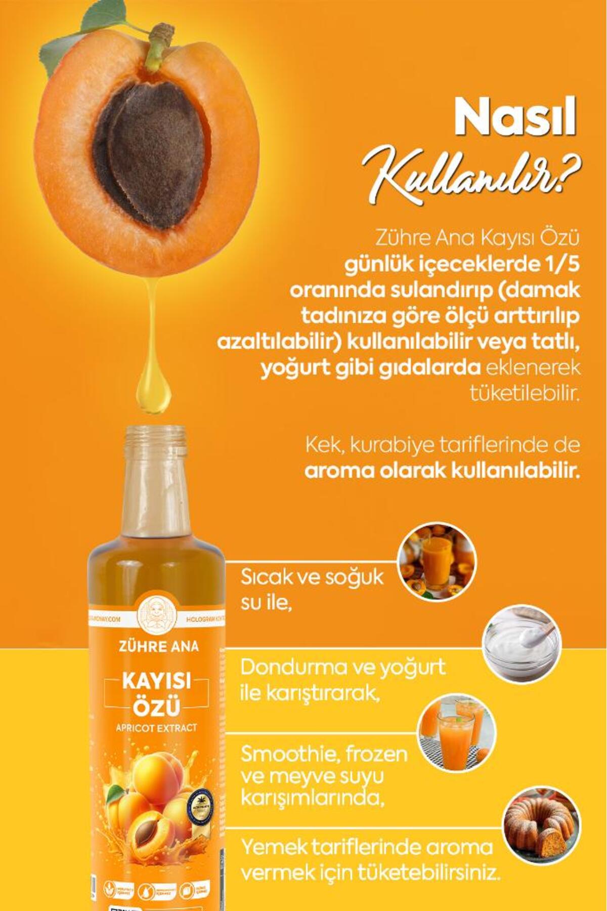 Zühre Ana Kayisi Ozu is a rich and naturally sweet apricot concentrate made from carefully selected apricots.