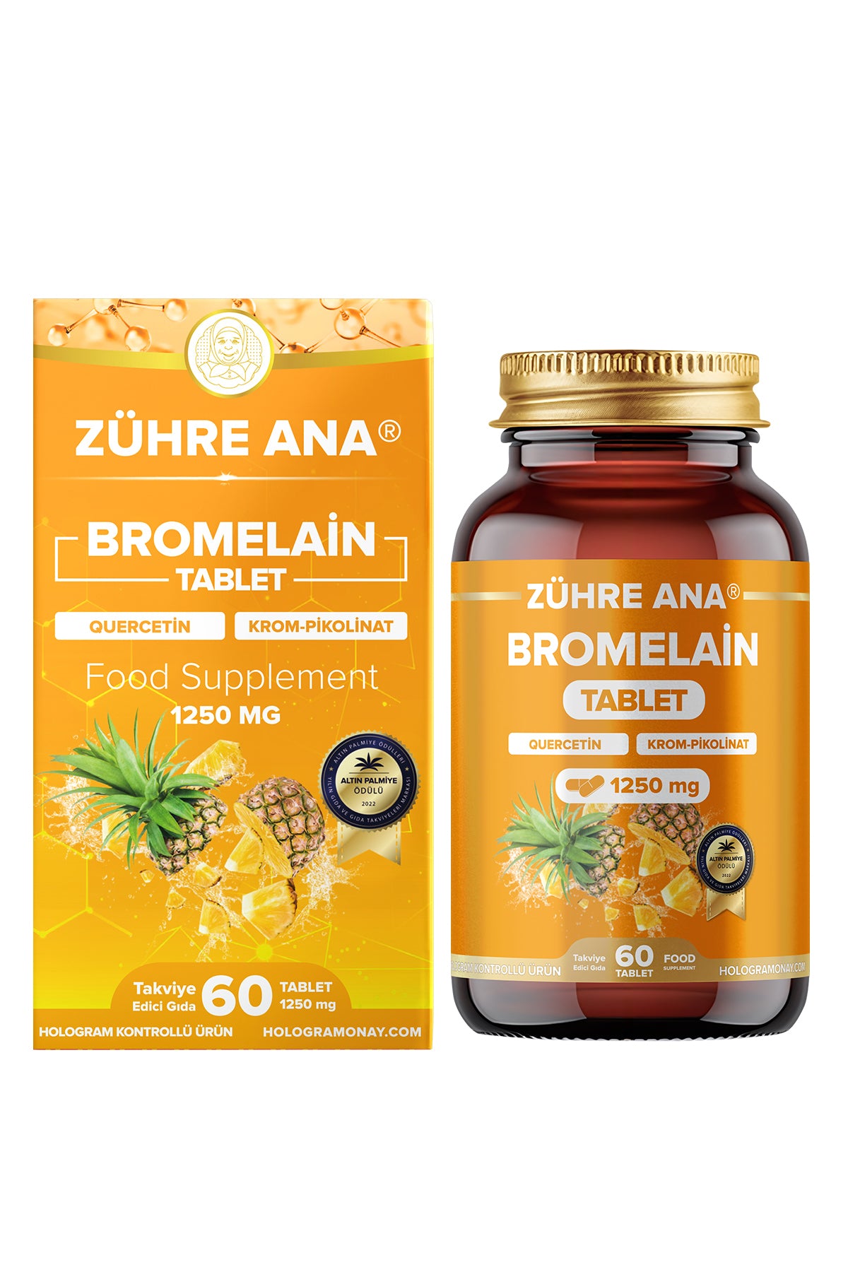 Zuhre Ana Bromelain 60 Tablets is a carefully formulated dietary supplement designed to support daily wellness.