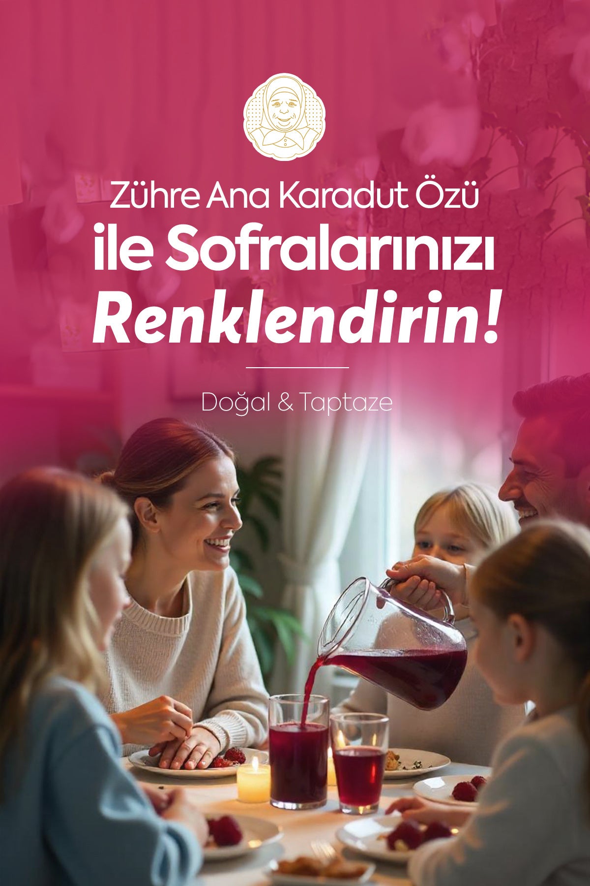 Zühre Ana Karadut Özü is made from carefully selected black mulberries, offering a rich, naturally sweet and slightly tangy flavor.
