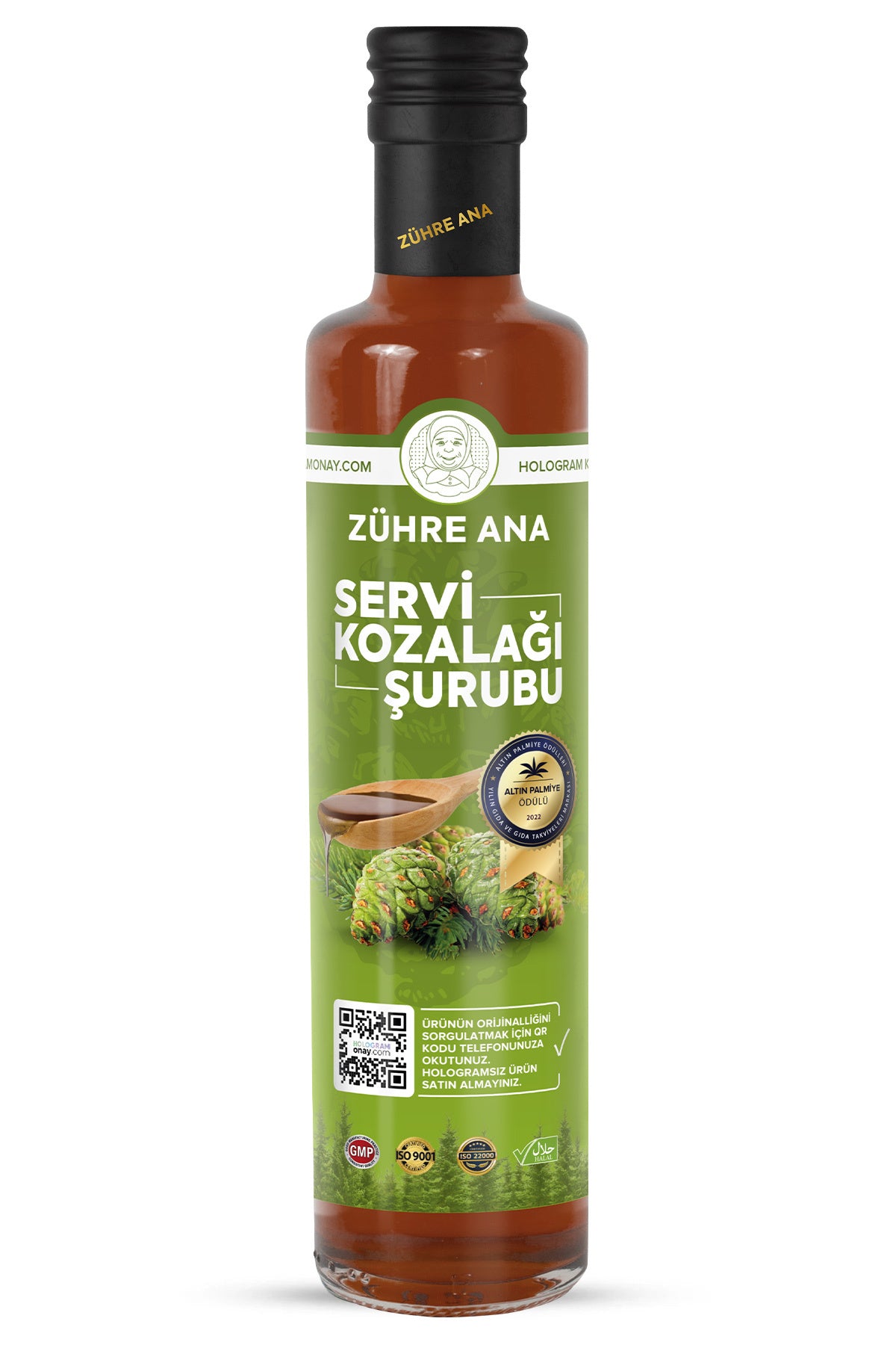 Zuhre Ana Pine Cone Syrup with Cypress Cone and Elderberry is a traditional herbal blend crafted with carefully selected plant extracts.