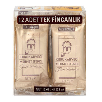 Kurukahveci Mehmet Efendi Türk Kahvesi 12 pieces 1 cup