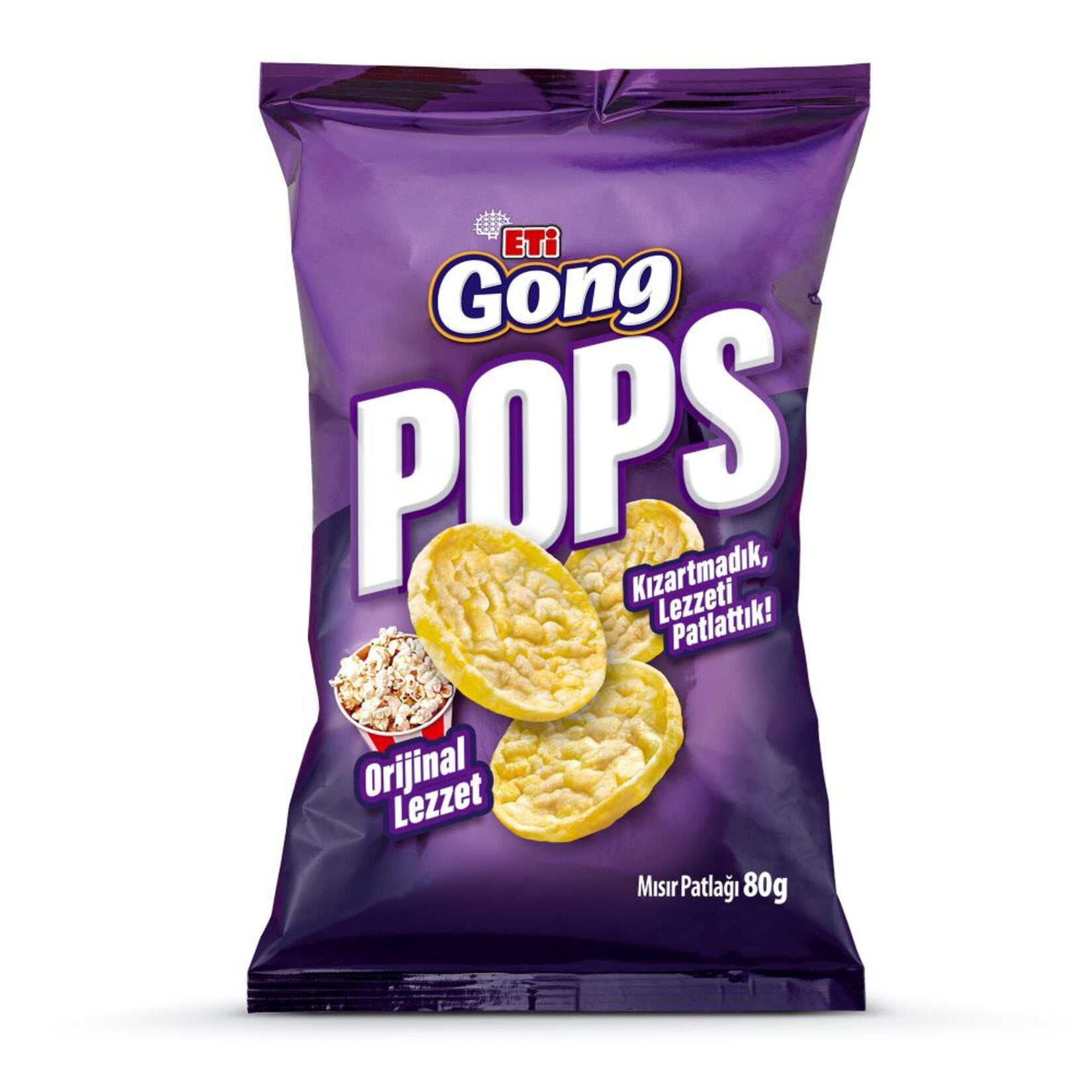 Eti Gong Pops Corn Bang 80 G