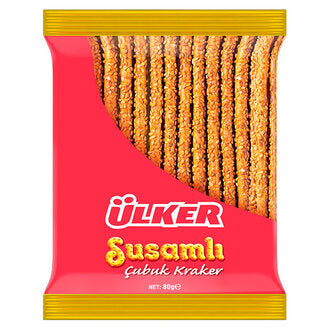 Ülker Sesame Stick Crackers (Susamlı Çubuk Kraker) 70 G