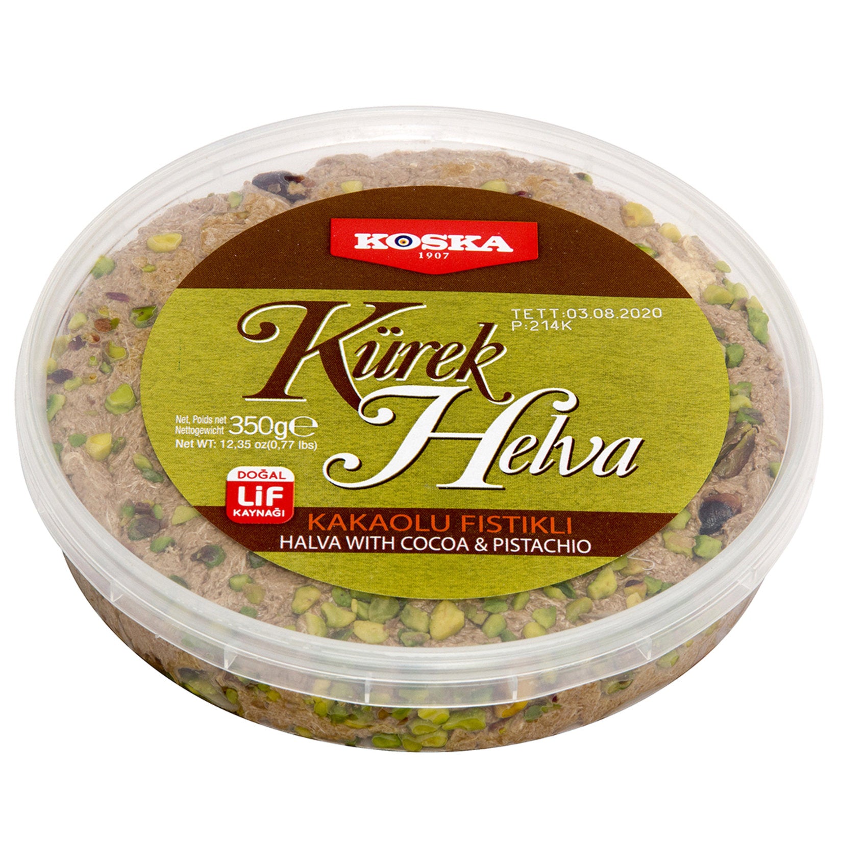 Koska Halva with Cocoa and Pistachio 350 G