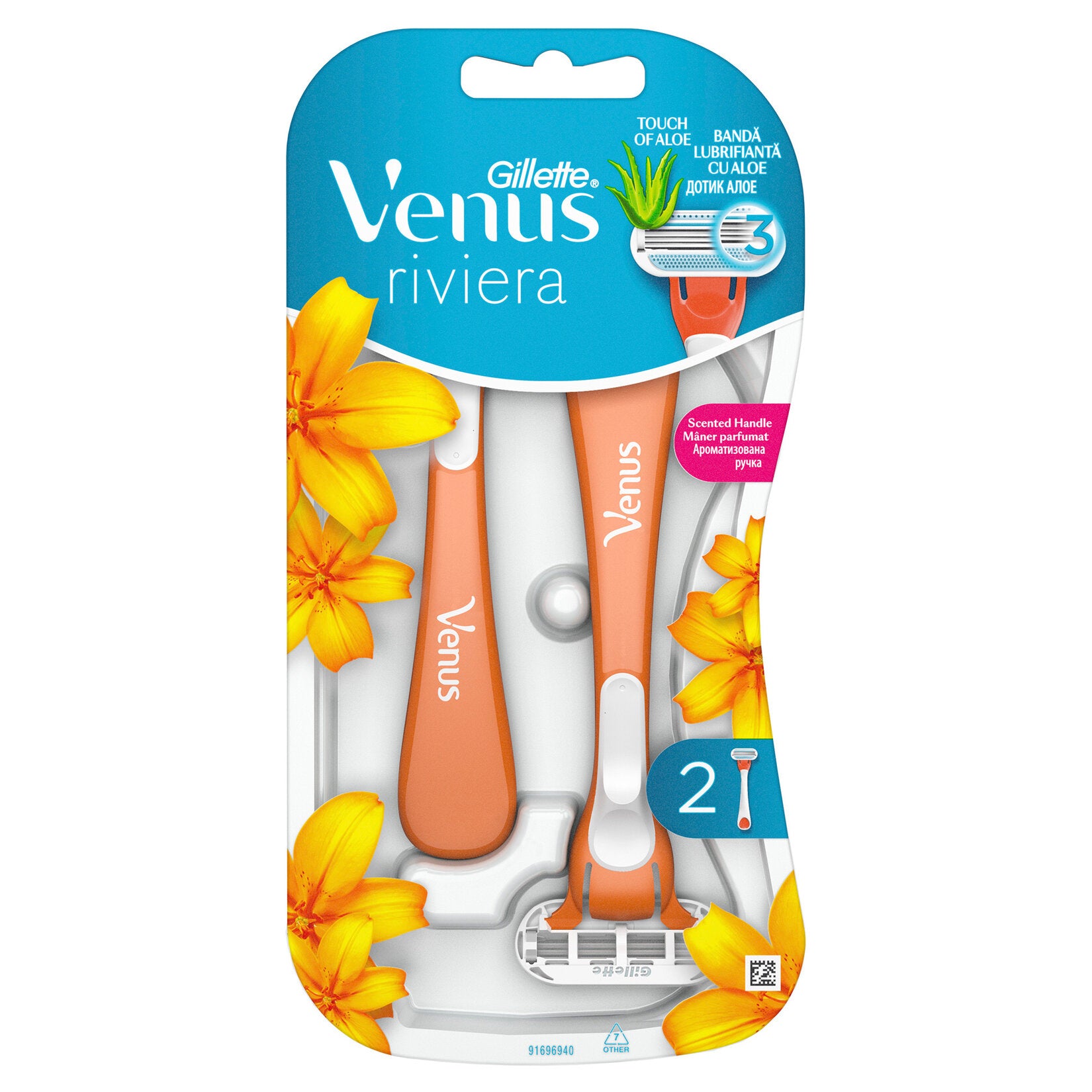 Gillette Venus Riviera Disposable Women's Razor 2-Piece