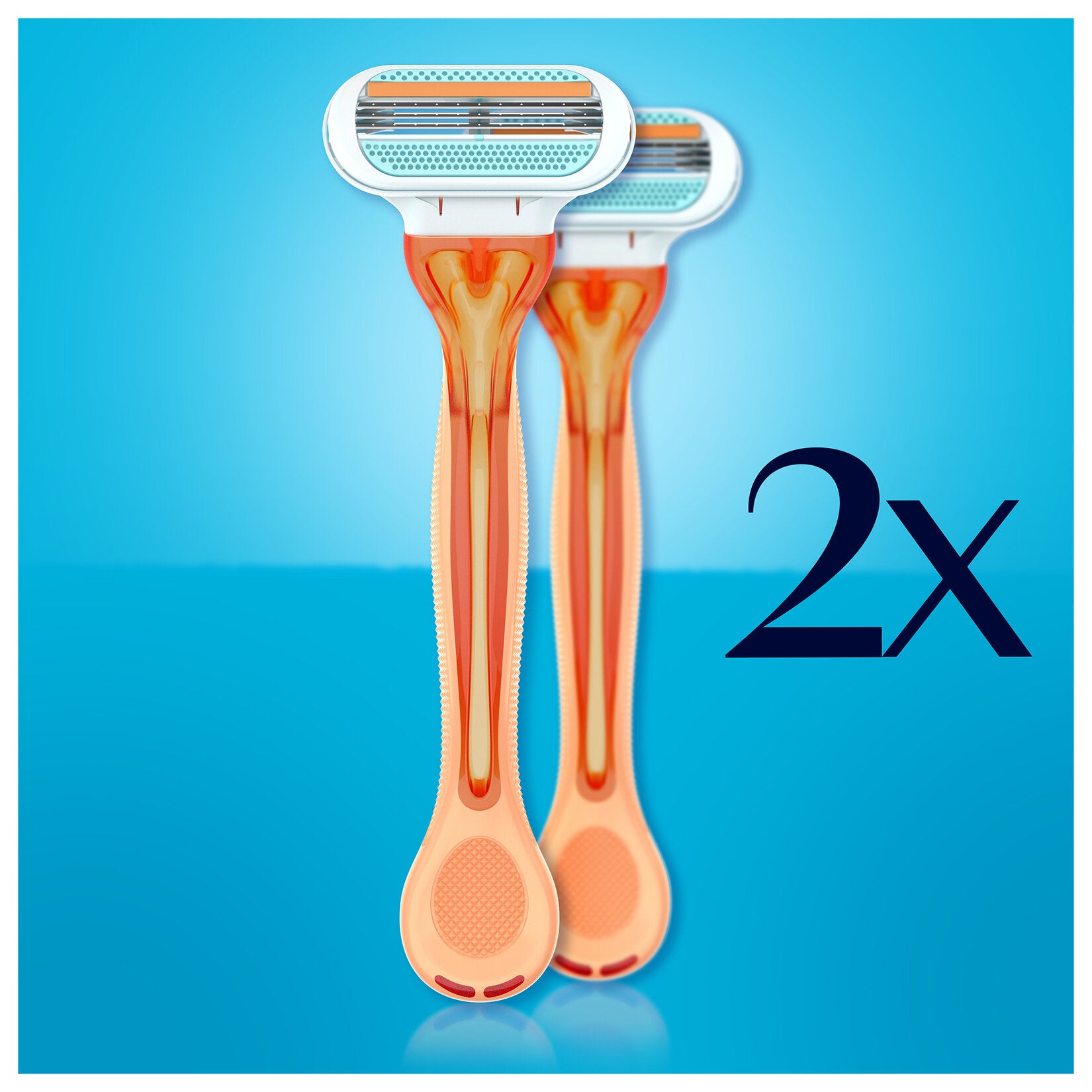 Gillette Venus Riviera Disposable Women's Razor 2-Piece