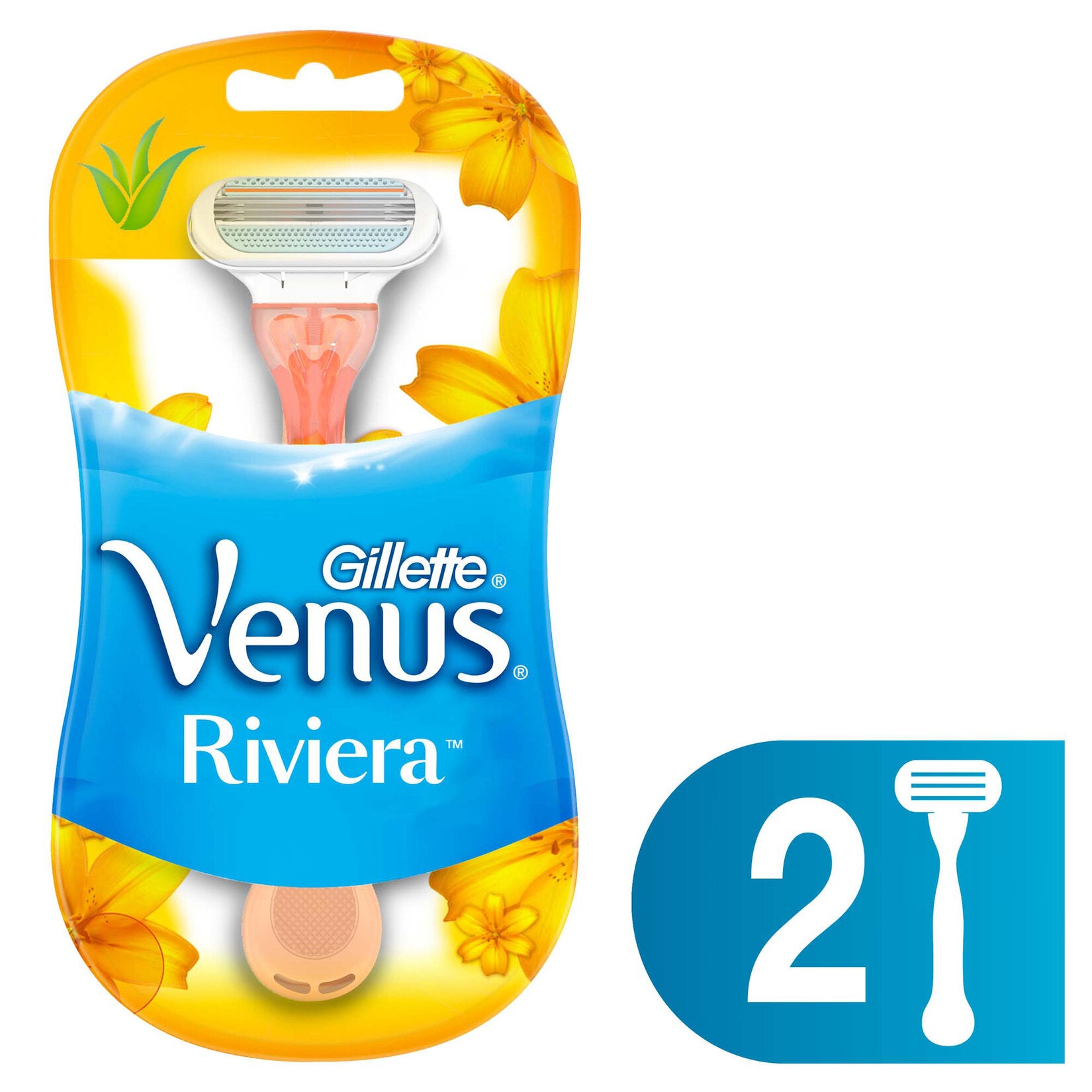 Gillette Venus Riviera Kullan At Kadın Tıraş Bıçağı 2'Li