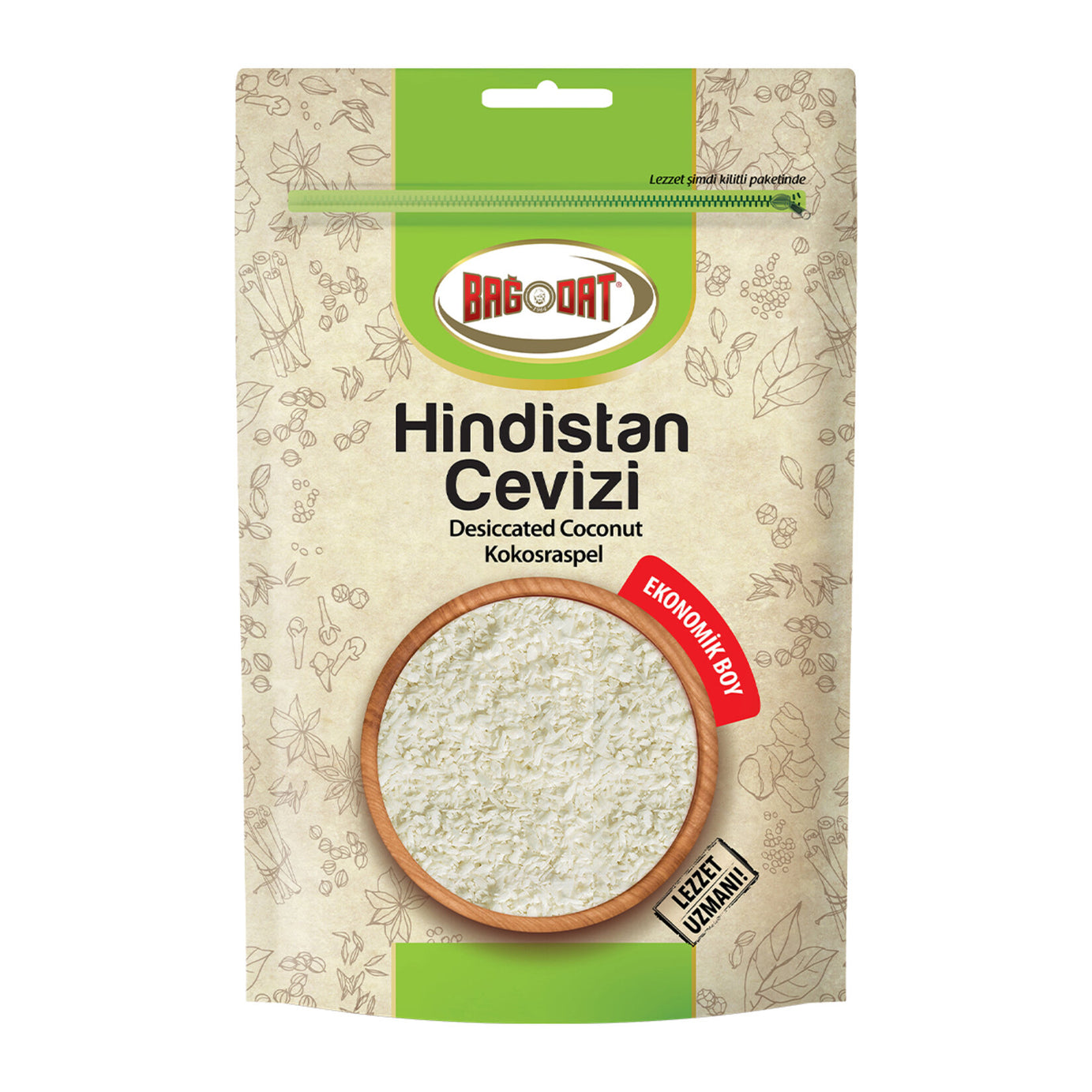 Bağdat Hindistan Cevizi 160 G ( Ekonomik Boy )
