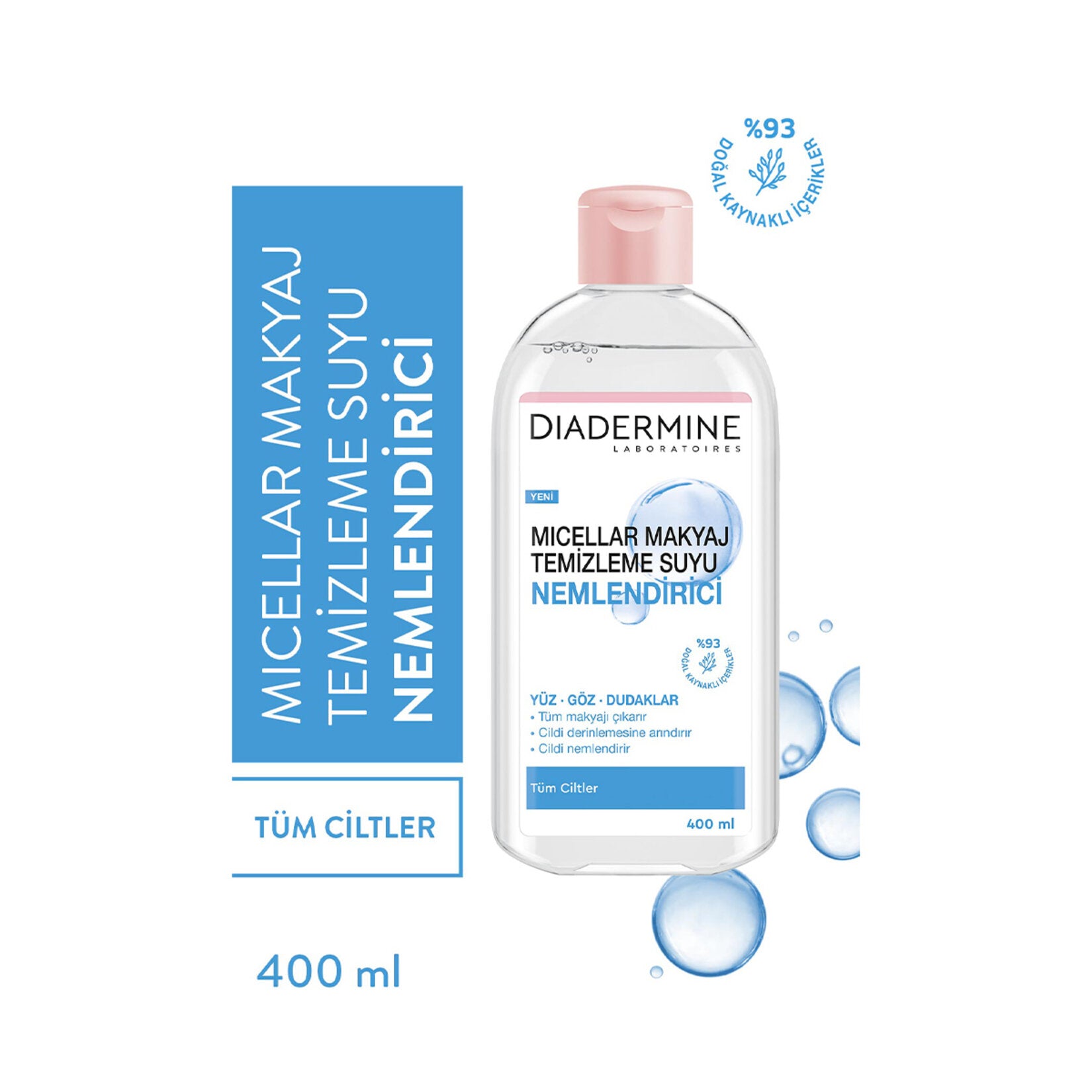 Diadermine Micellar Kusursuz Makyaj Temizleme Suyu