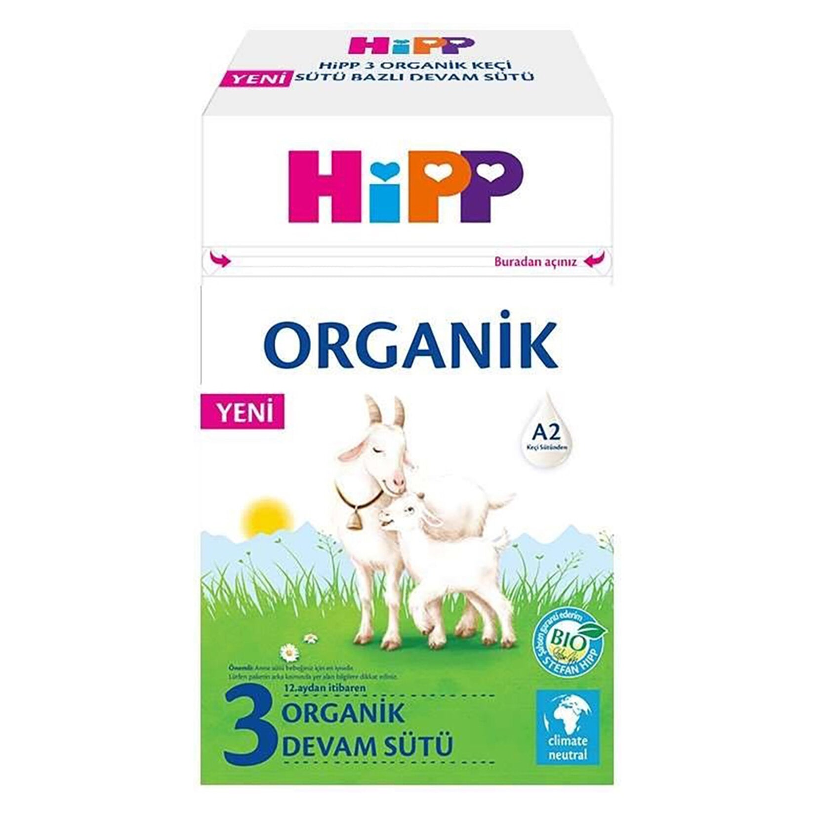 Hipp 3 Organik Keçi Sütü Bazlı Devam Sütü 400 G