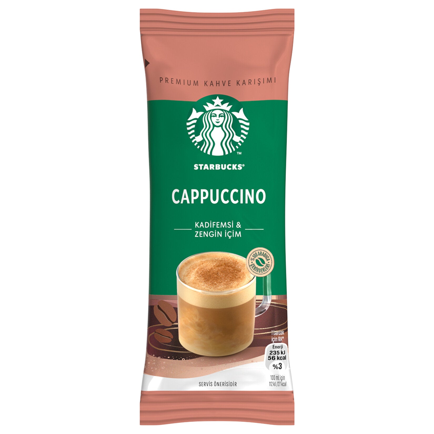 Starbucks Cappuccino Premium Coffee Mix 0.5 oz (14 G)