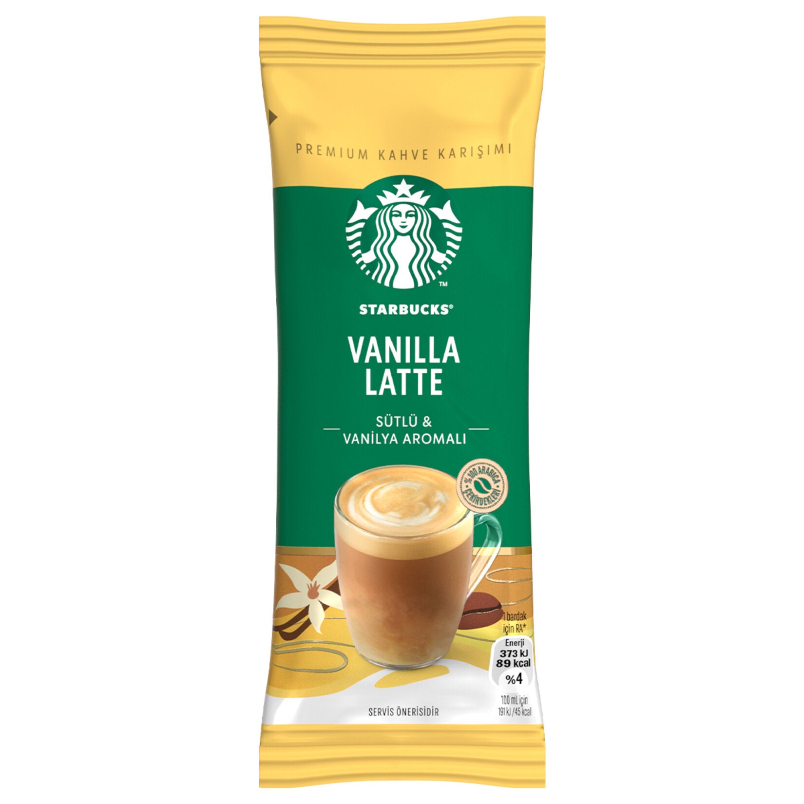 Starbucks Vanilla Latte Premium Kahve Karışımı 21.5 G