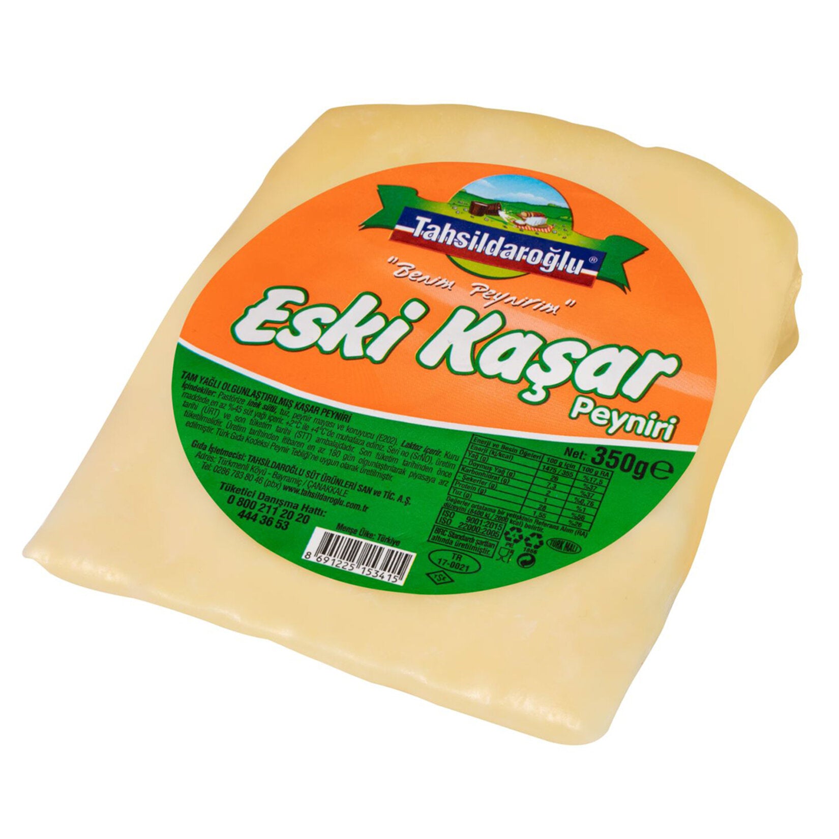 Tahsildaroglu Aged Kashkaval Cheese 350 Gr (Cow's Milk)