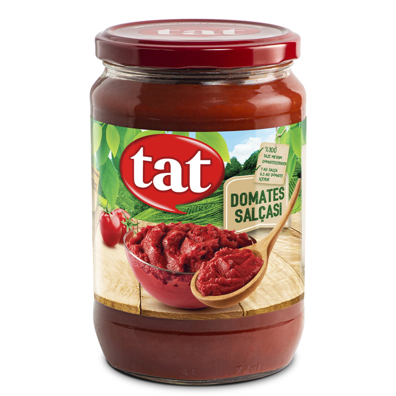 Tat Tomato Paste Glass (Tat Domates Salçası) 710 G