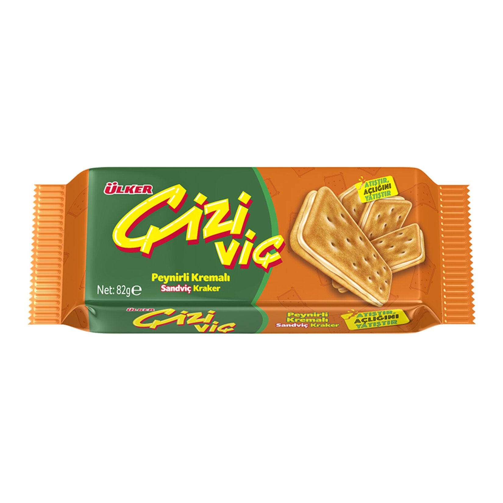 Ülker Çiziviç Peynirli Kremalı Sandviç Kraker 82 G