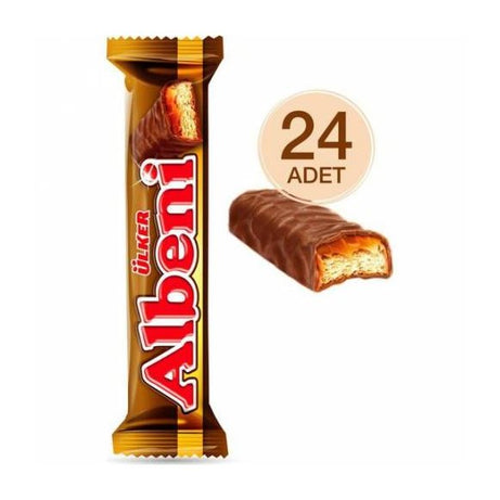 Albeni Chocolate Coated Bar 24 Pieces 40 G