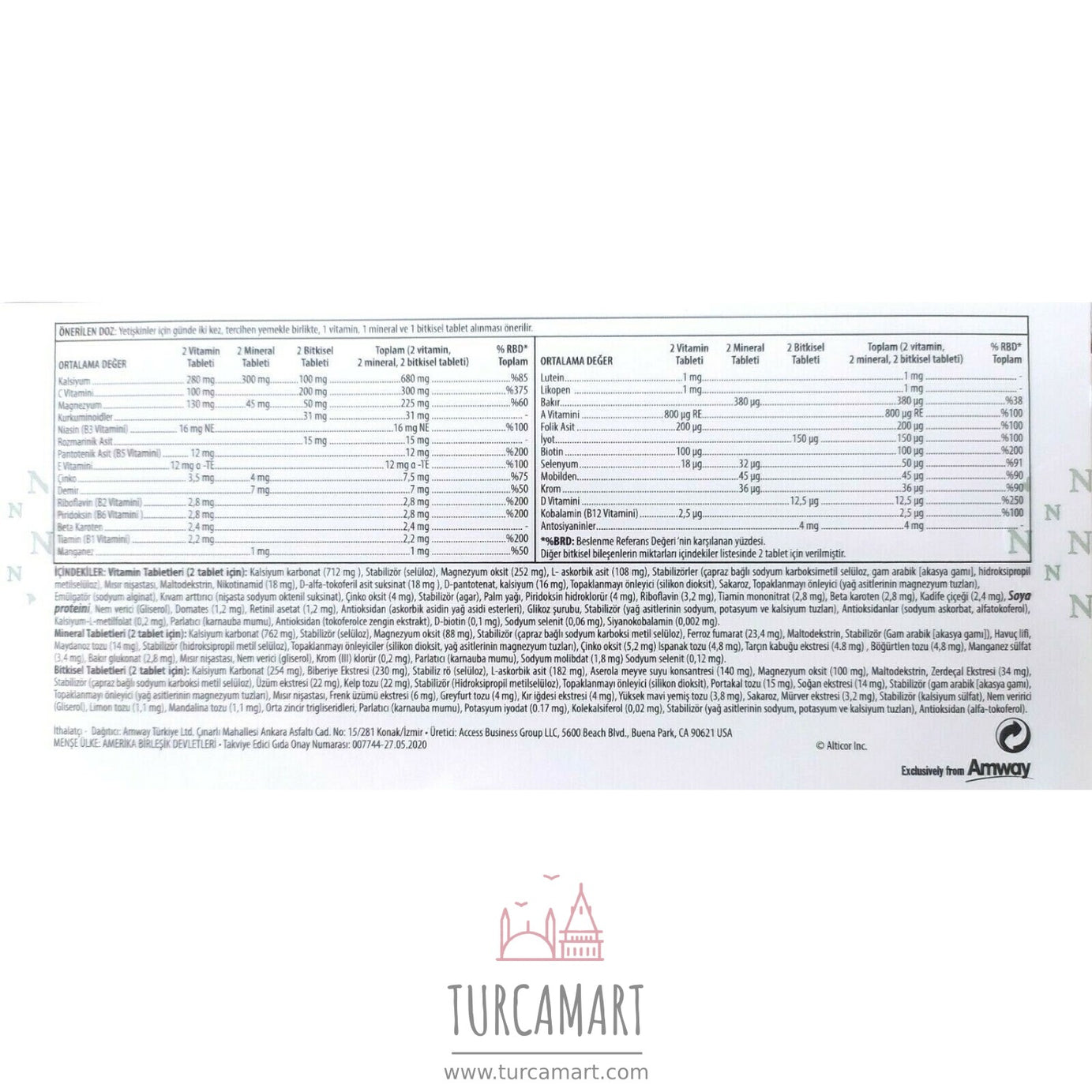 Amway Nutriway Double X 31-day Product