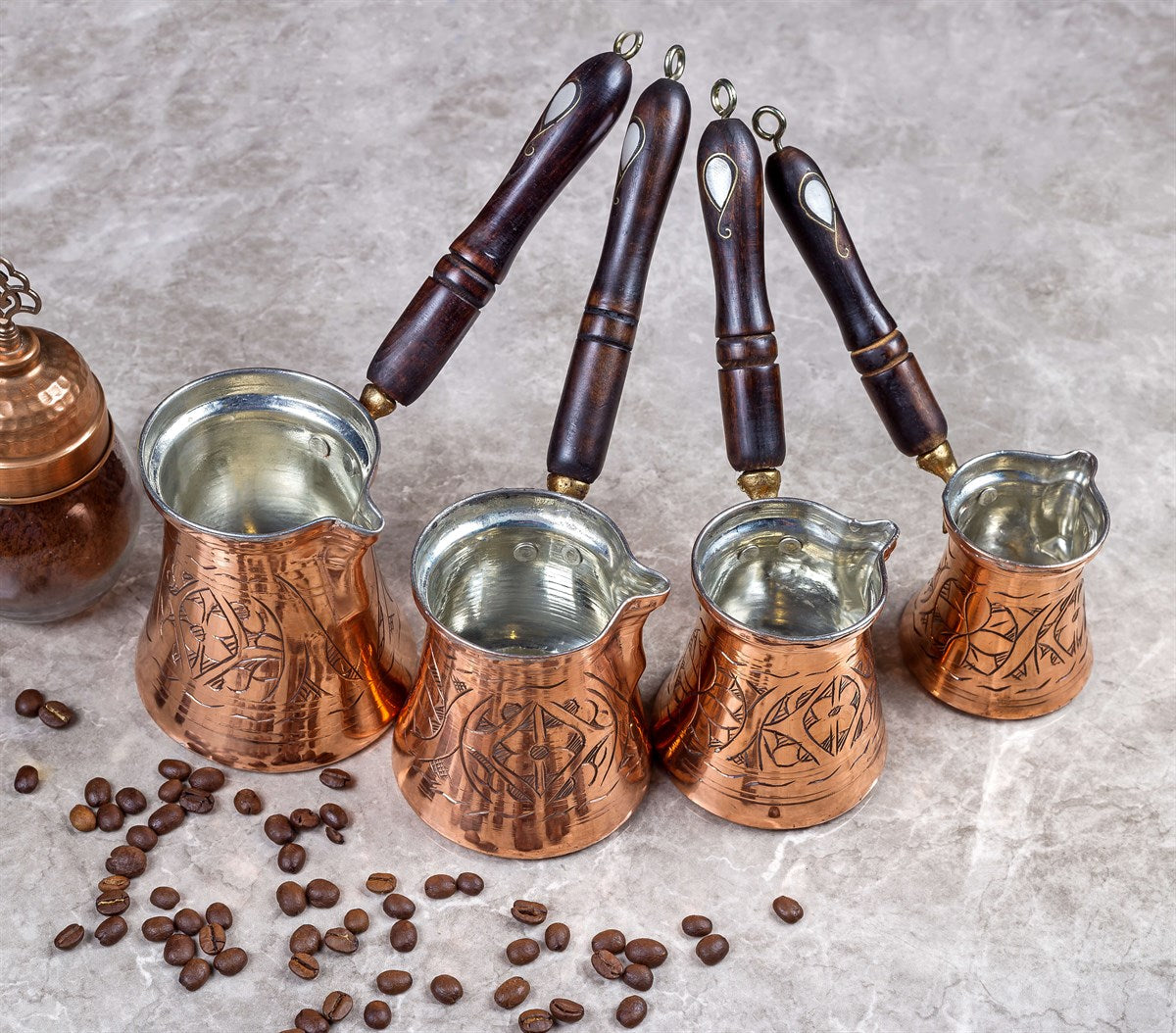 Authentic Copper Coffee Pot