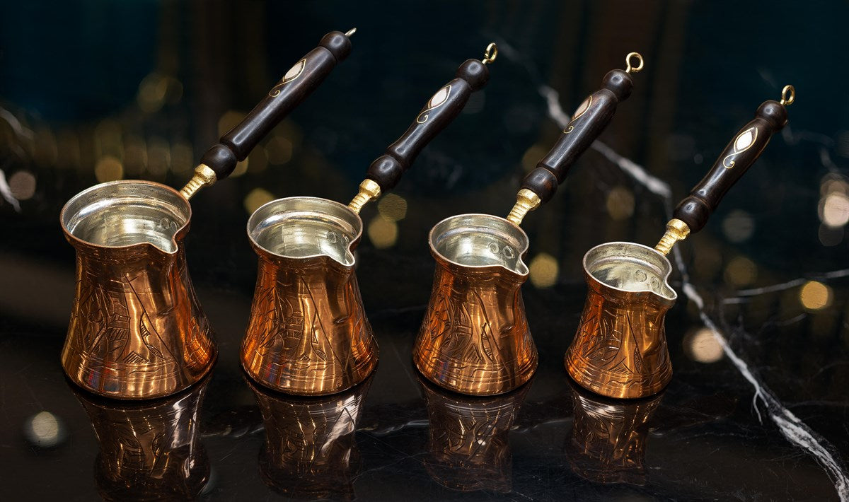 Authentic Copper Coffee Pot