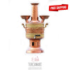 Copper Samovar 5 Liters - Charcoal / Wood | Water Heater | Tent Stove (Bakır Semaver)