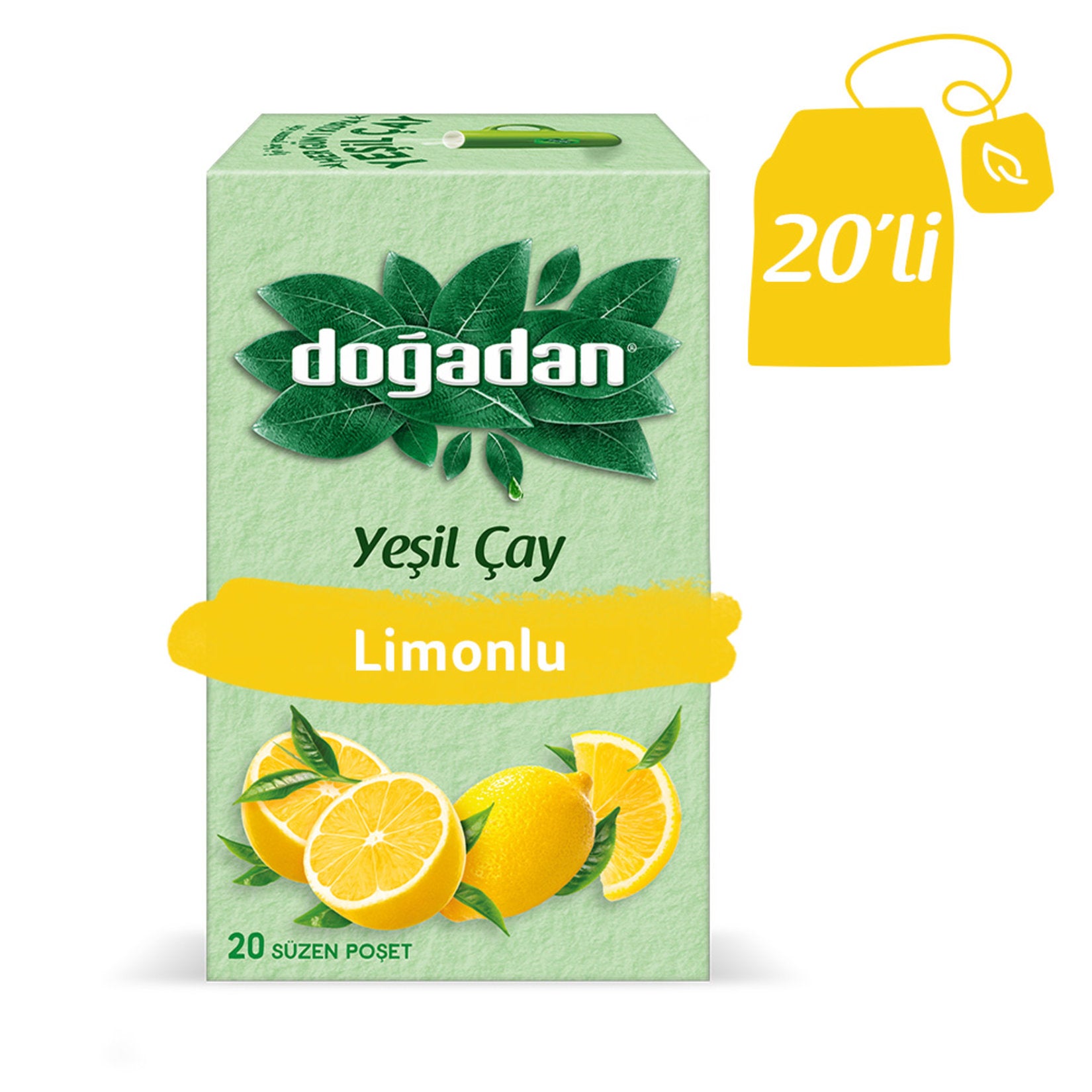 Doğadan Green Tea with Lemon 20 pcs