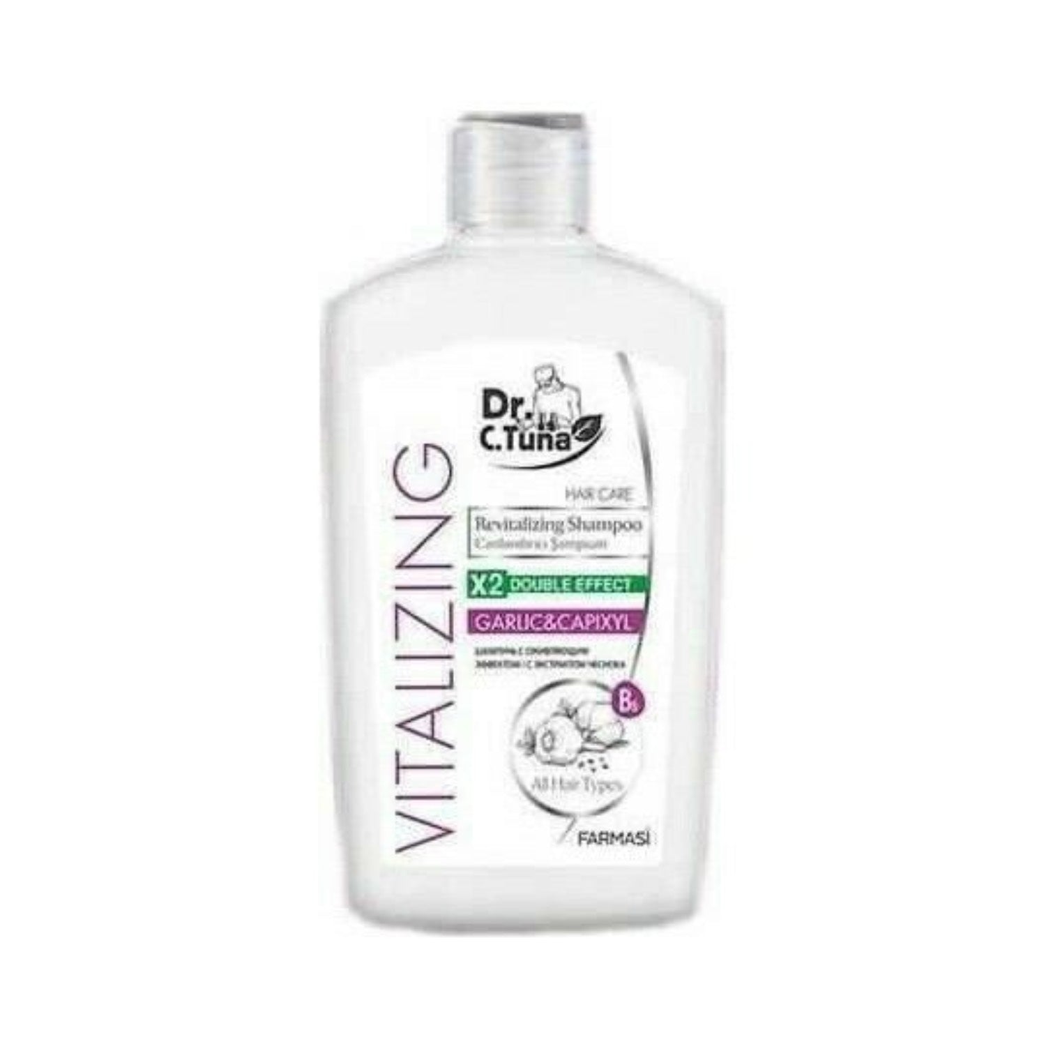 Farmasi Dr C. Tuna Vitalizing Garlic Shampoo 500 ml + Hair Mask