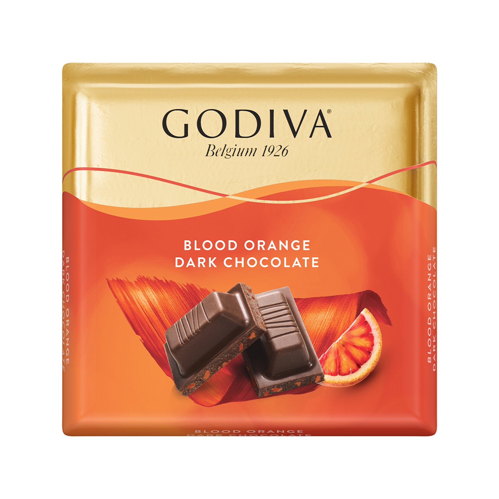 Godiva Square Dark Chocolate with Blood Orange 2.11 oz