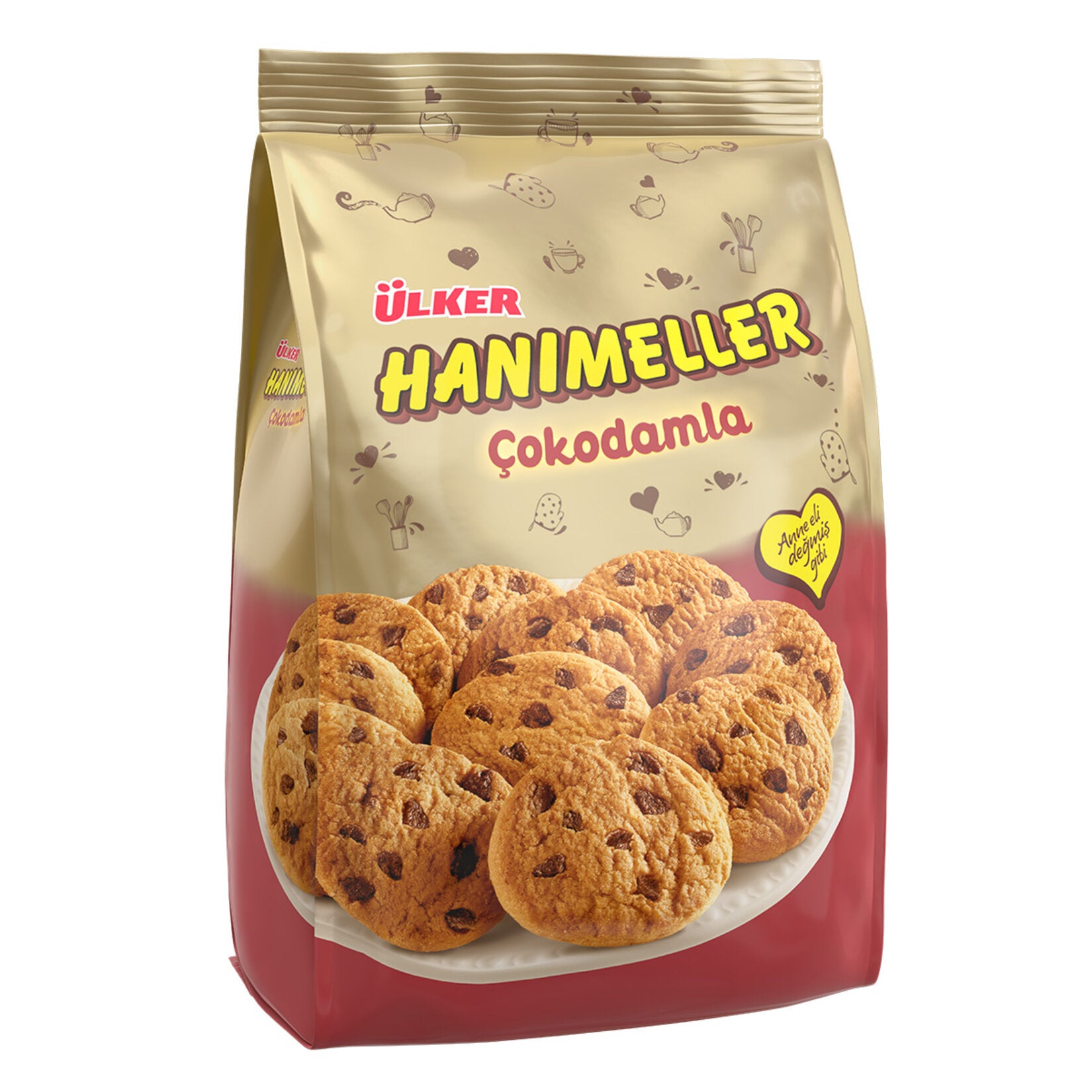 Ülker Hanımeller Çikolata Parçalı Kurabiye 150G