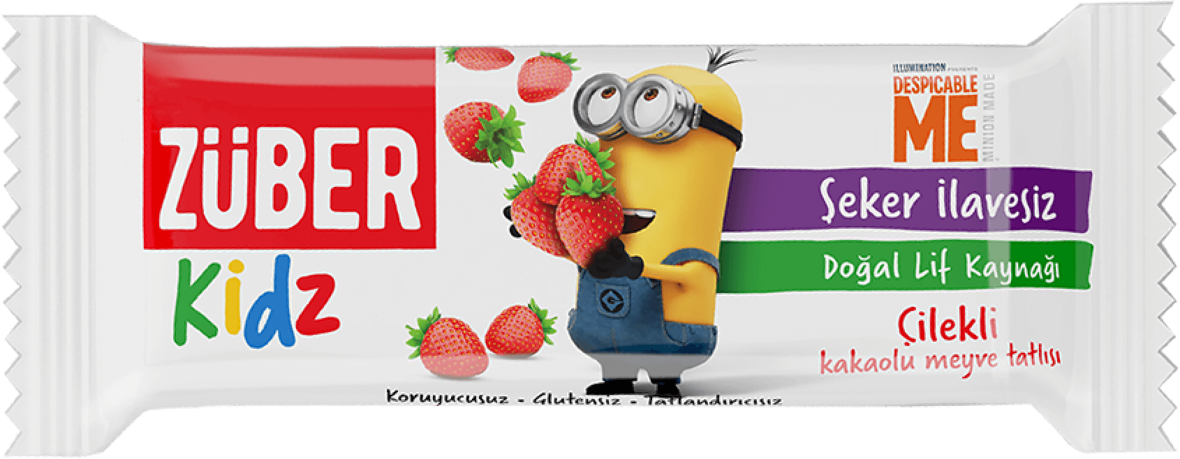 Züber Kidz Strawberry & Cocoa Fruit Dessert 30G