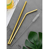 Reusable Stainless Steel Straw+ Cleaning Brush