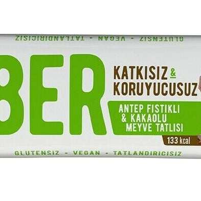 Züber Pistachio Chocolate Coated 100% Natural Fruit Bar 40 G